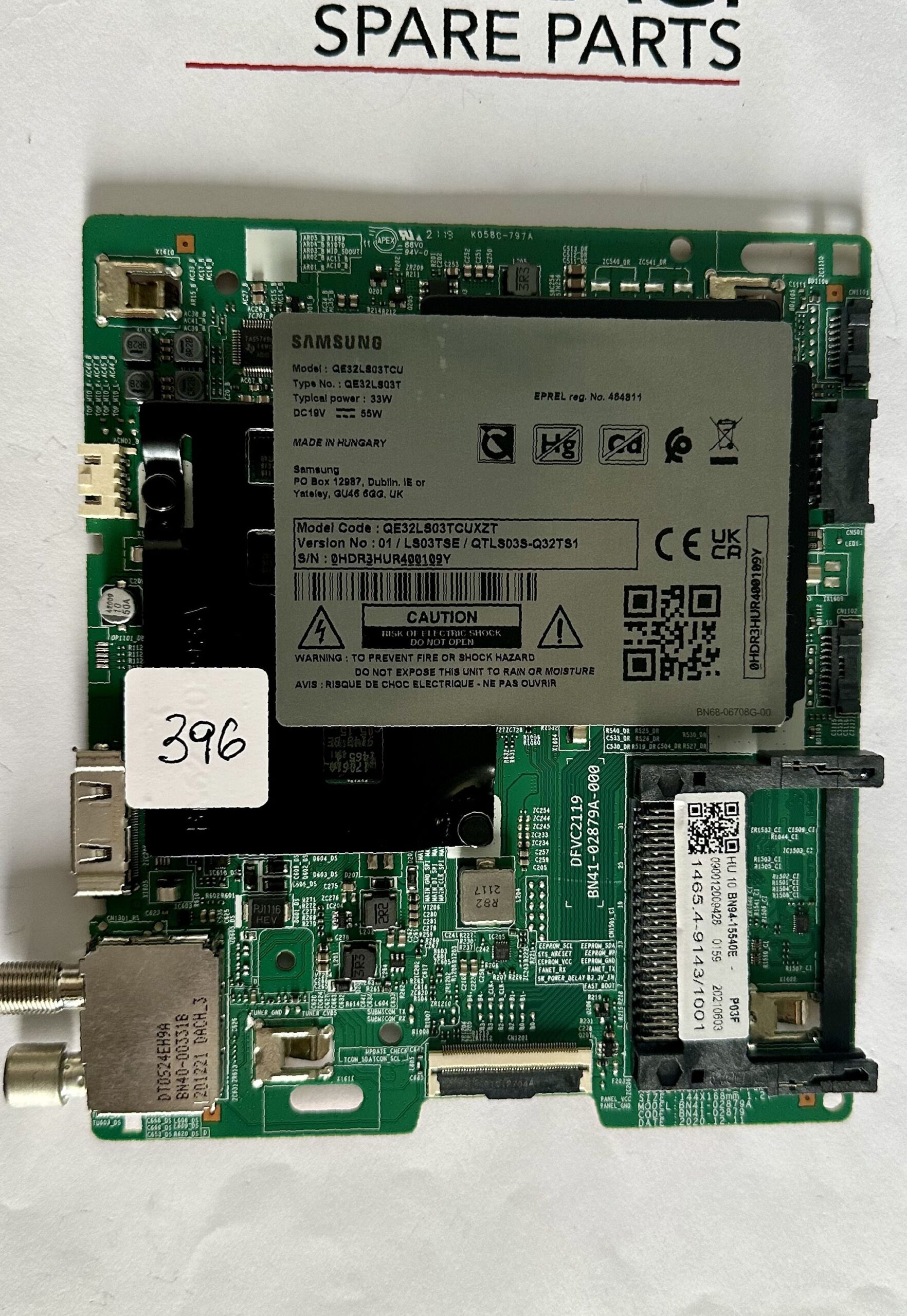 MAIN SAMSUNG BN68-06708G MODEL QE32LS03TCU NUOVA ORIGINALE
