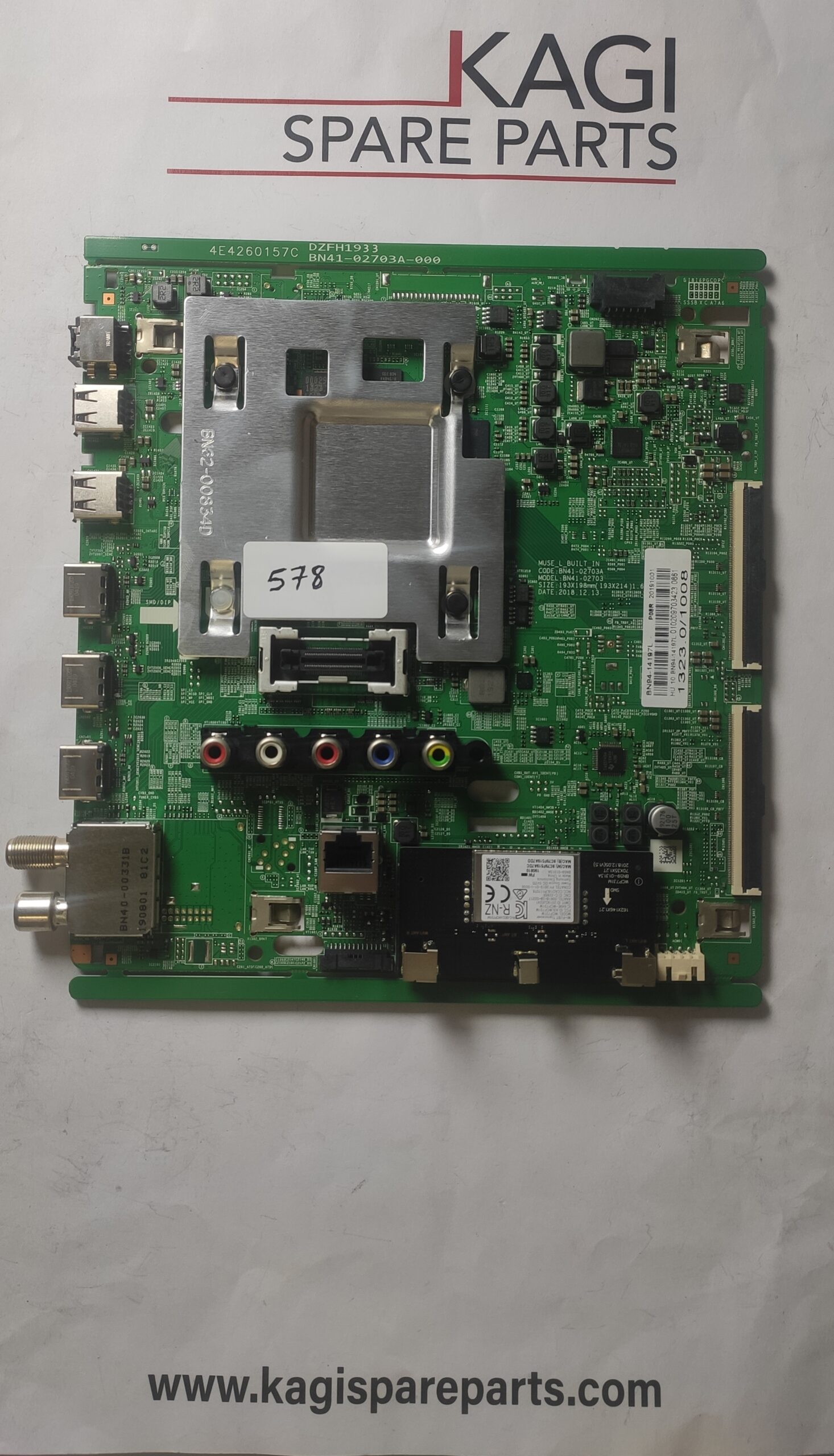 MAIN SAMSUNG BN41-02703A BN68-06708G MODEL UE55RU7170U NUOVA ORIGINALE