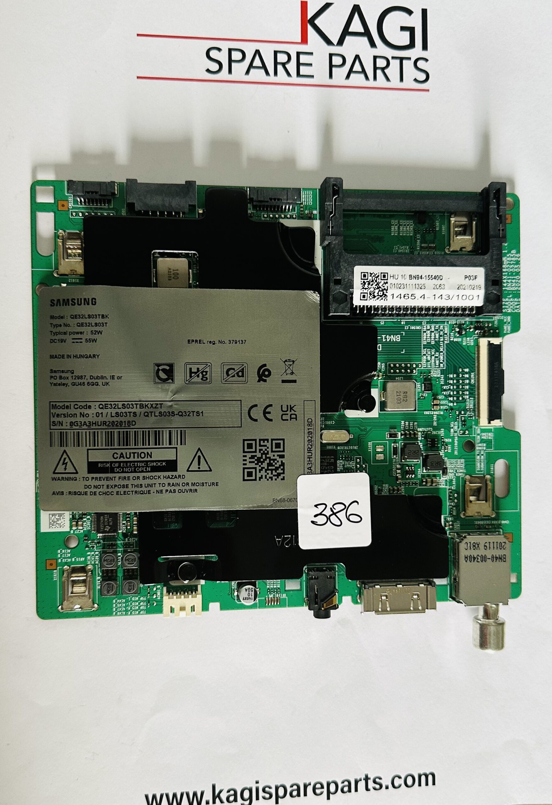 MAIN SAMSUNG BN68-06708G MODEL QE32LS03TBK NUOVA ORIGINALE