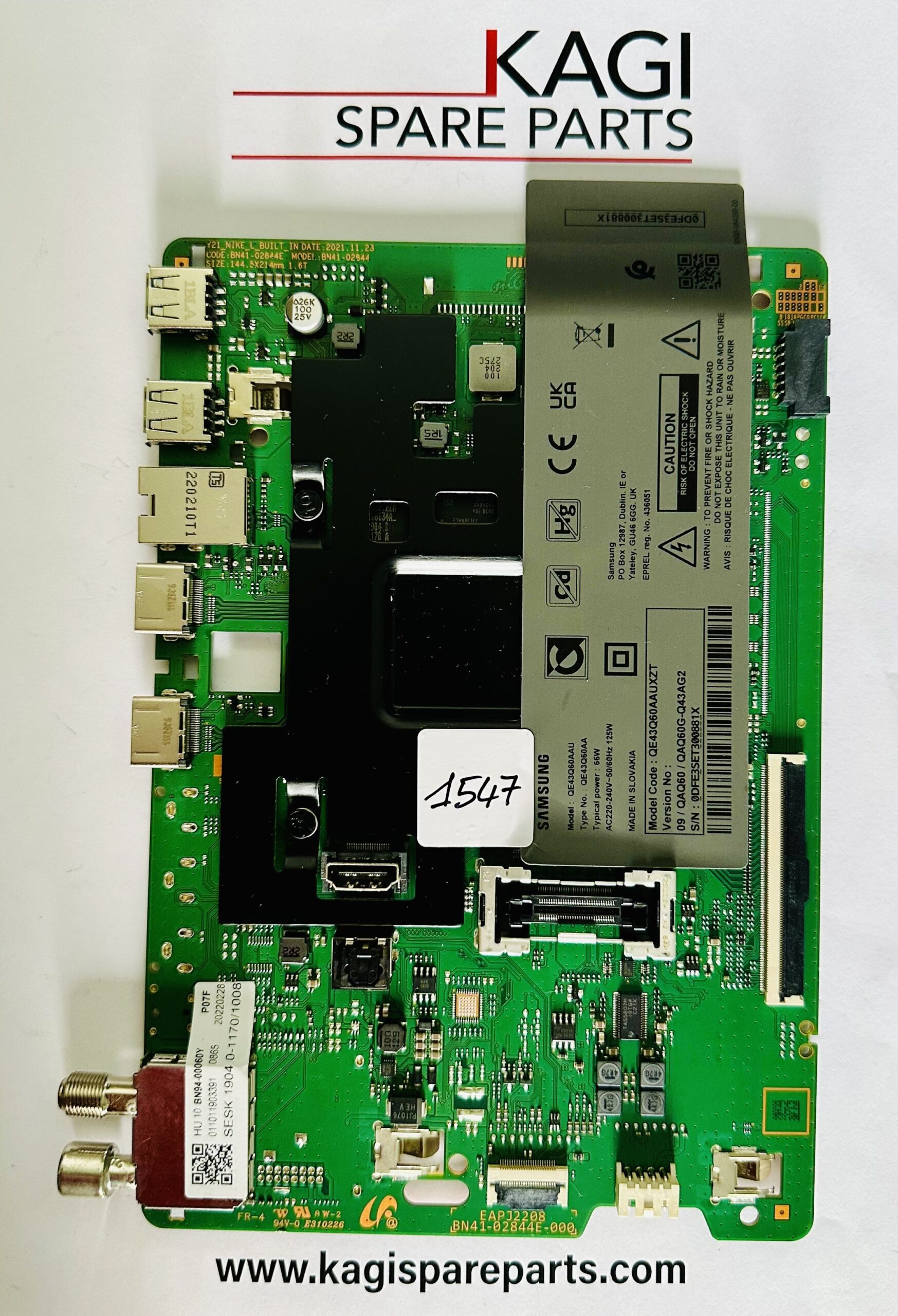 MAIN SAMSUNG BN68-08409 MODEL QE43Q60AAU NUOVA ORIGINALE