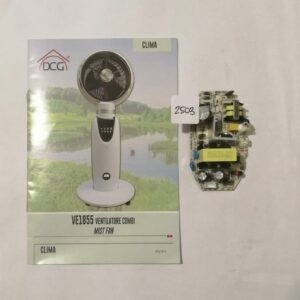 SCHEDA ALIMENTAZIONE PEB70521T1 PER VENTILATORE NEBULIZZATORE DCG VE1855 COMBINATO
