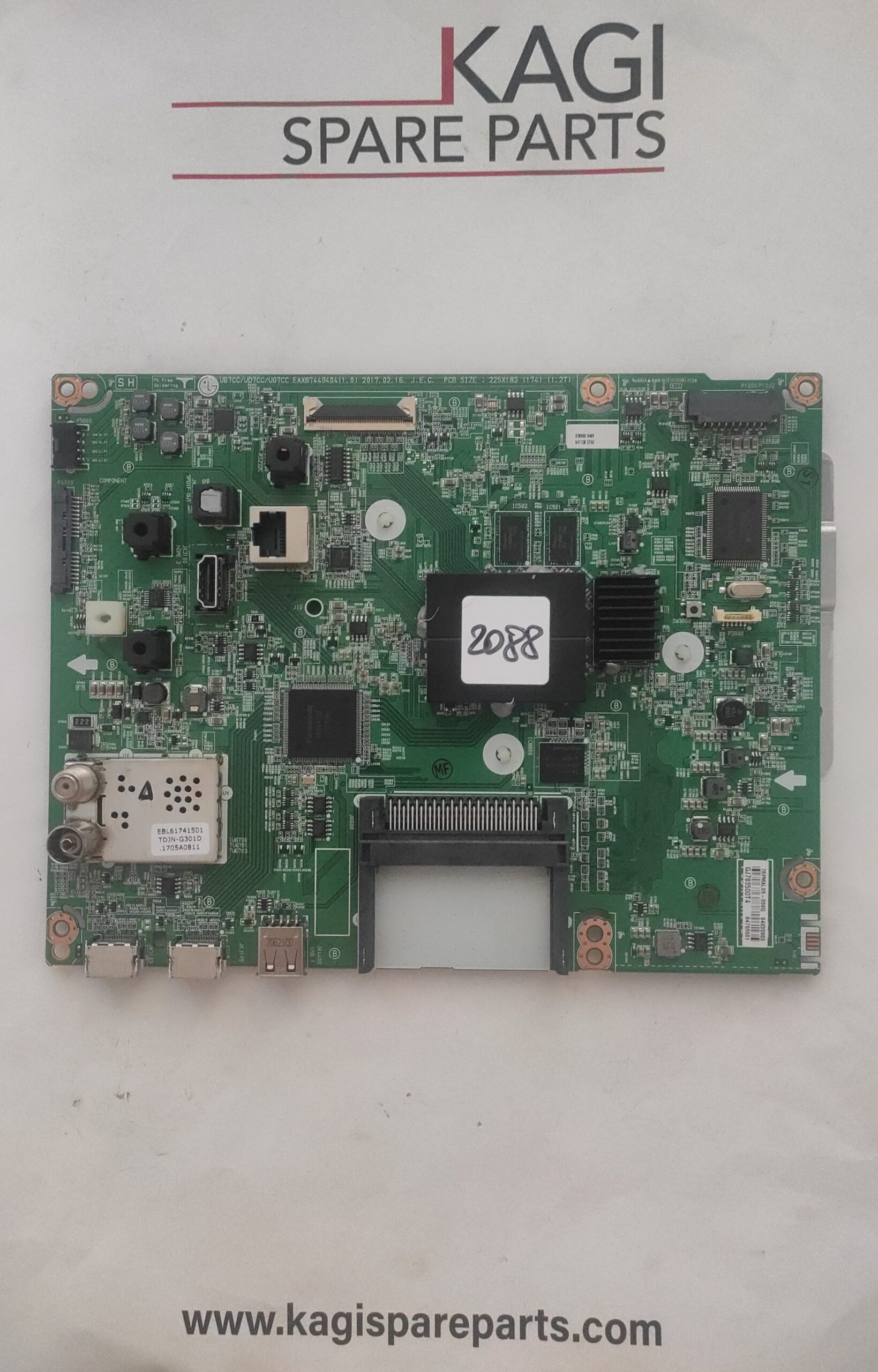 SCHEDA MAIN LG EAX67449404 MODEL 75UUV341C NUOVA ORIGINALE