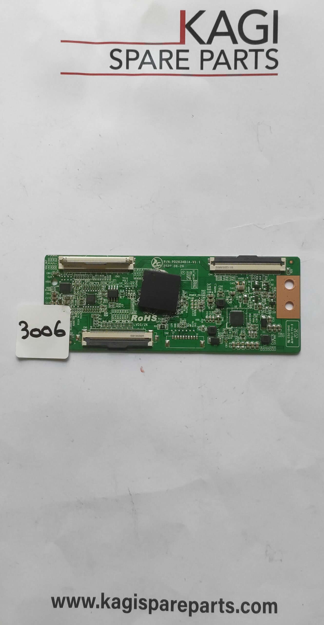 TCON TV TOSHIBA PD2634B1A-V1.1 MODEL 43L2163DA NUOVA ORIGINALE