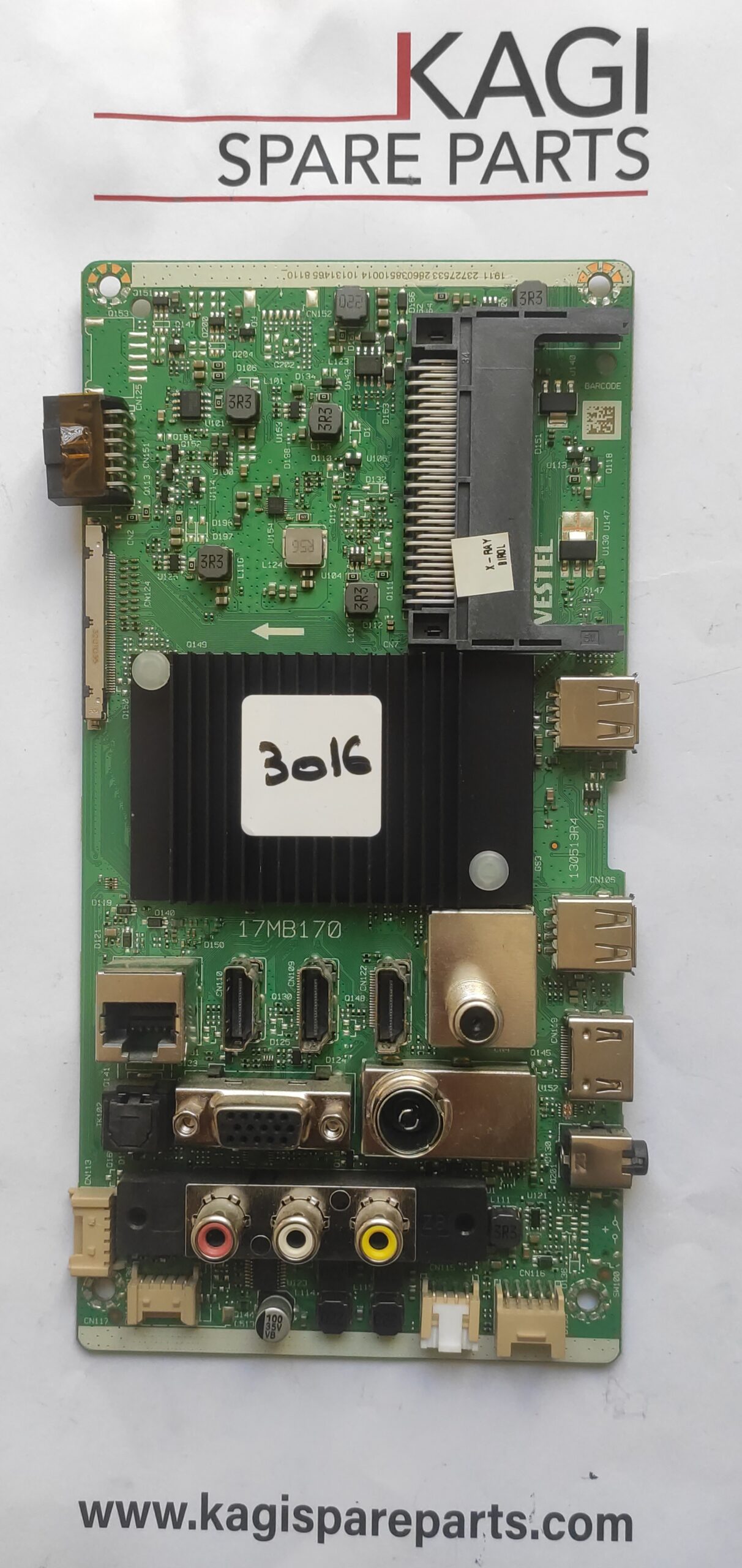 SCHEDA MAIN VESTEL 17MB170 23727533 PER TV TOSHIBA MOD 50UA4B63DA NUOVA ORIGINALE