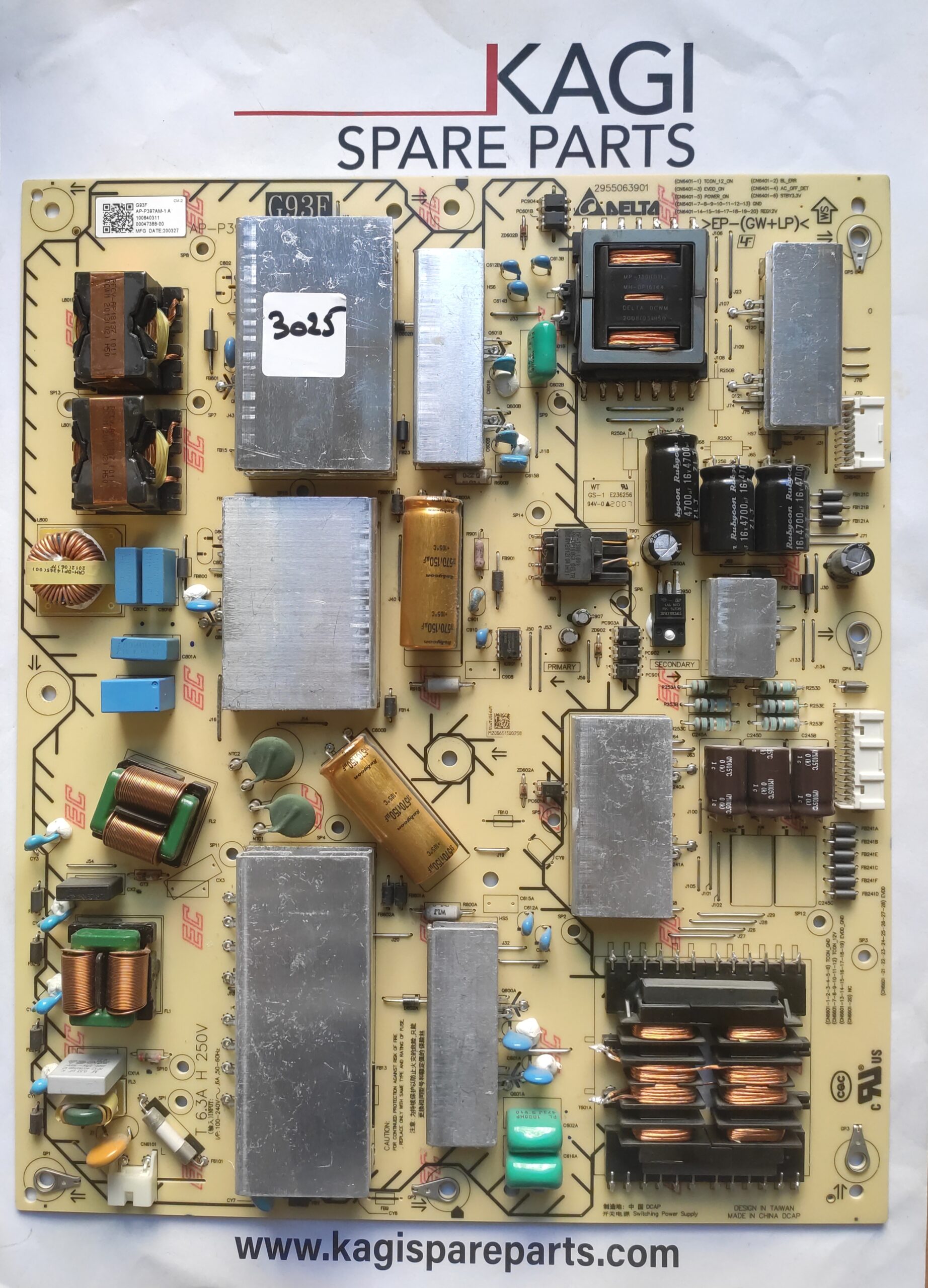 Scheda Alimentazione Panasonic TC-65PS64 B132 – Nuova Mai Usata - Foto 2