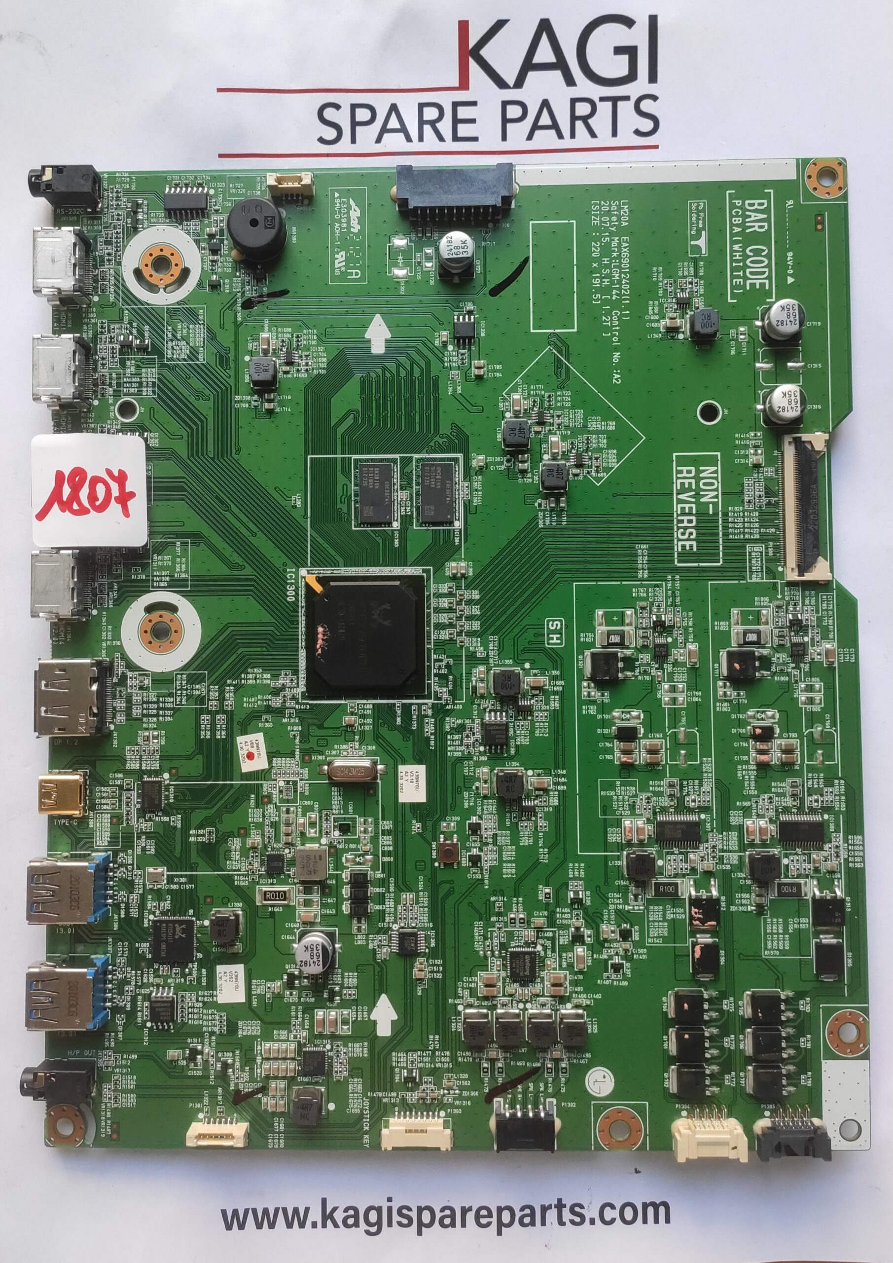 SCHEDA MAIN LG EAX69012402(1.1) MOD 43BN70U-B NUOVA ORIGINALE