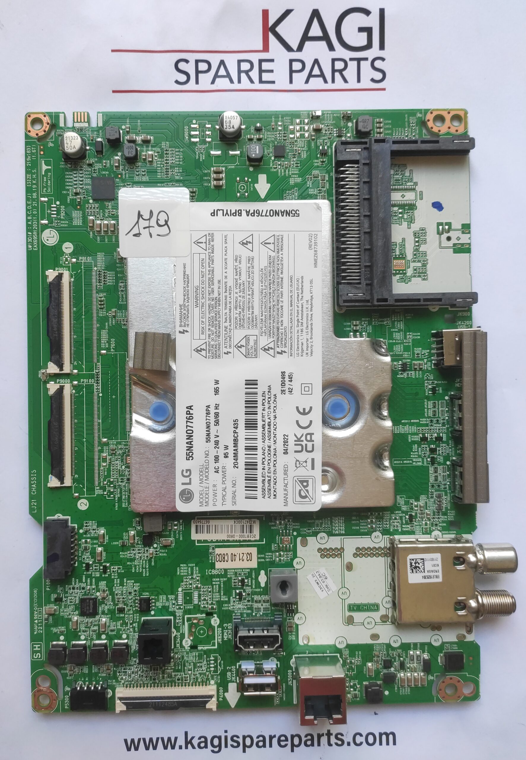 SCHEDA MAIN LG EAX69581203(1.0) MOD 55NAN0776PA NUOVA ORIGINALE