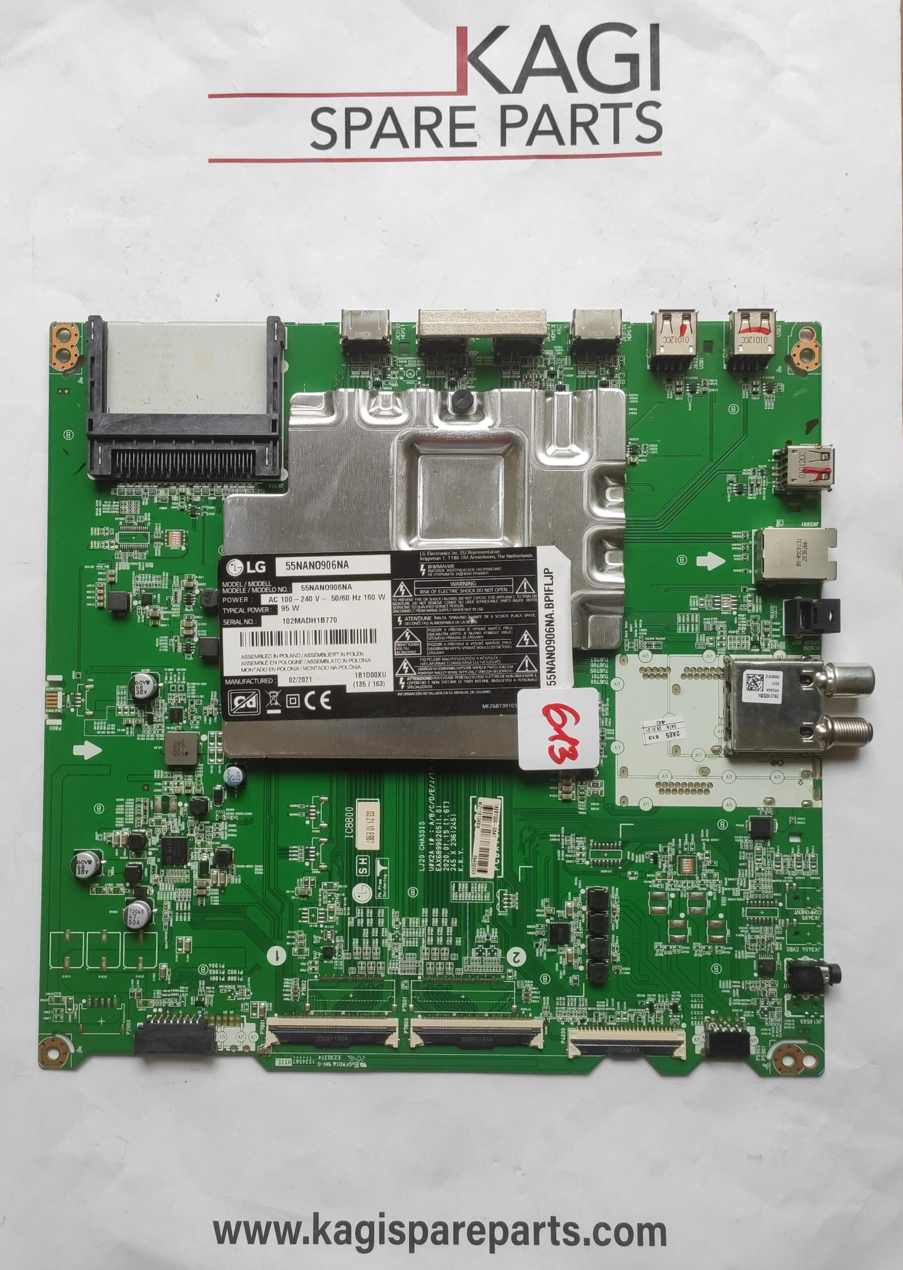 SCHEDA MAIN LG EAX689902058(1.0) MOD 55NAN0906NA NUOVA ORIGINALE
