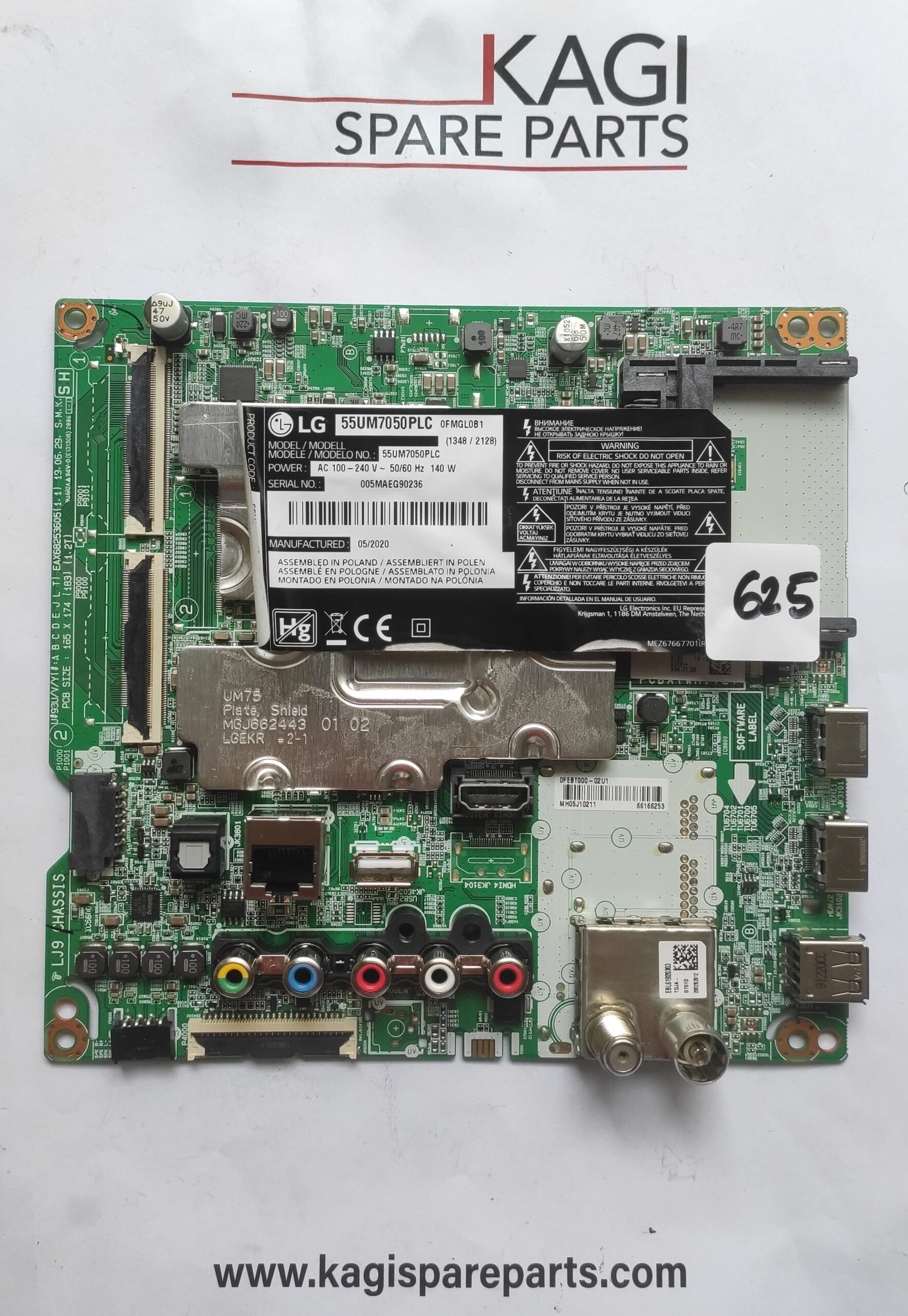 SCHEDA MAIN EAX68253605(1.1) MOD 55UM7050PLC NUOVA ORIGINALE
