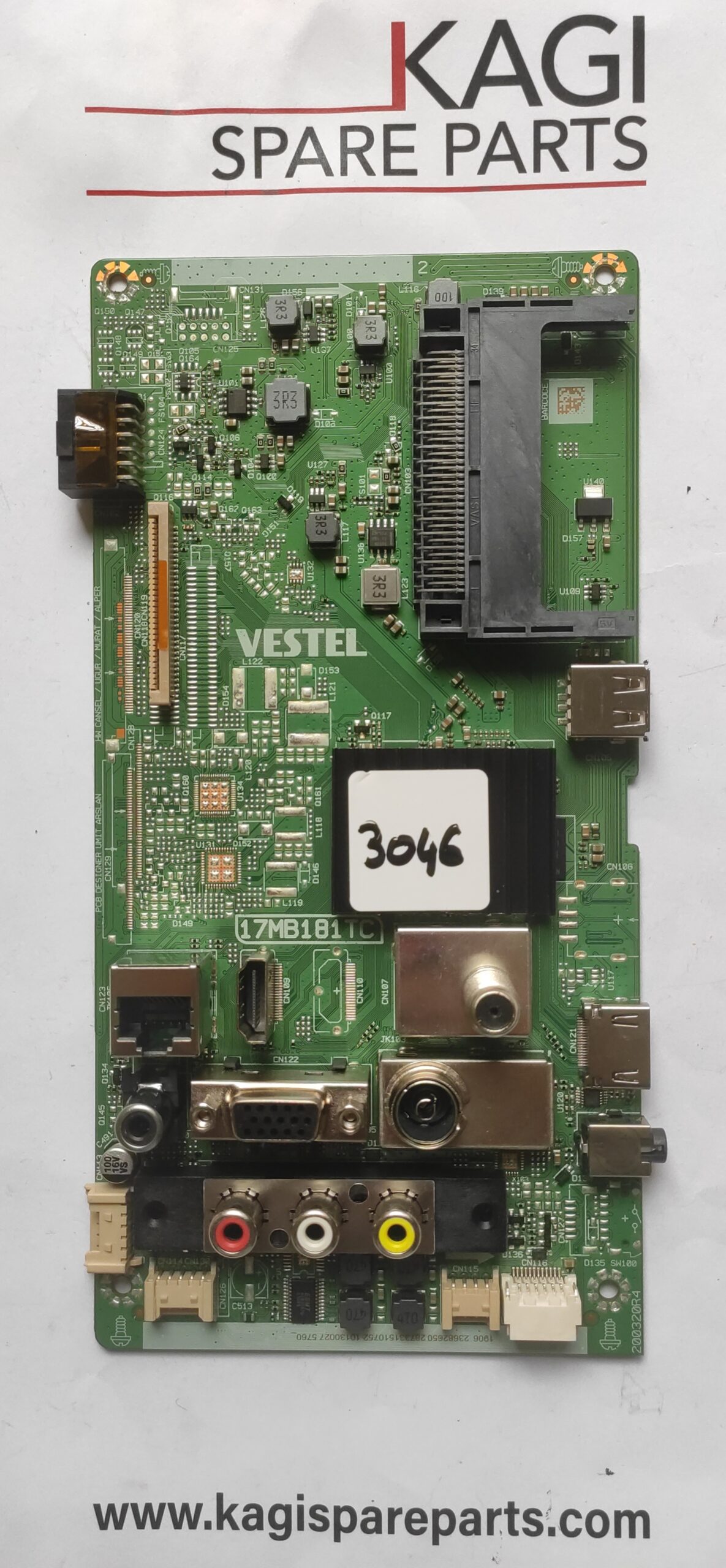 SCHEDA MAIN VESTEL PER TV PANASONIC 17MB181TC 23682650 MOD TX-32J53350E NUOVA ORIGINALE