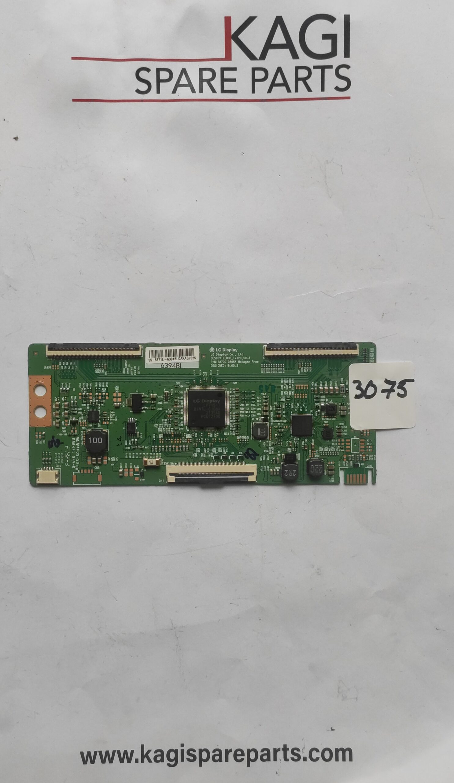 SCHEDA TCON PER TV PANASONIC 6870C-0805A HALOGEN FREE MOD TX-55JX600E NUOVA ORIGINALE