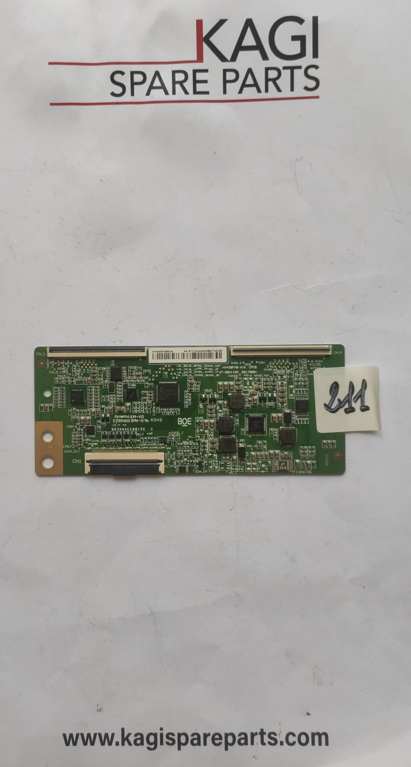 SCHEDA TCON HV430FHBN1K E225400 94-0 B03904EE0015G NUOVA ORIGINALE