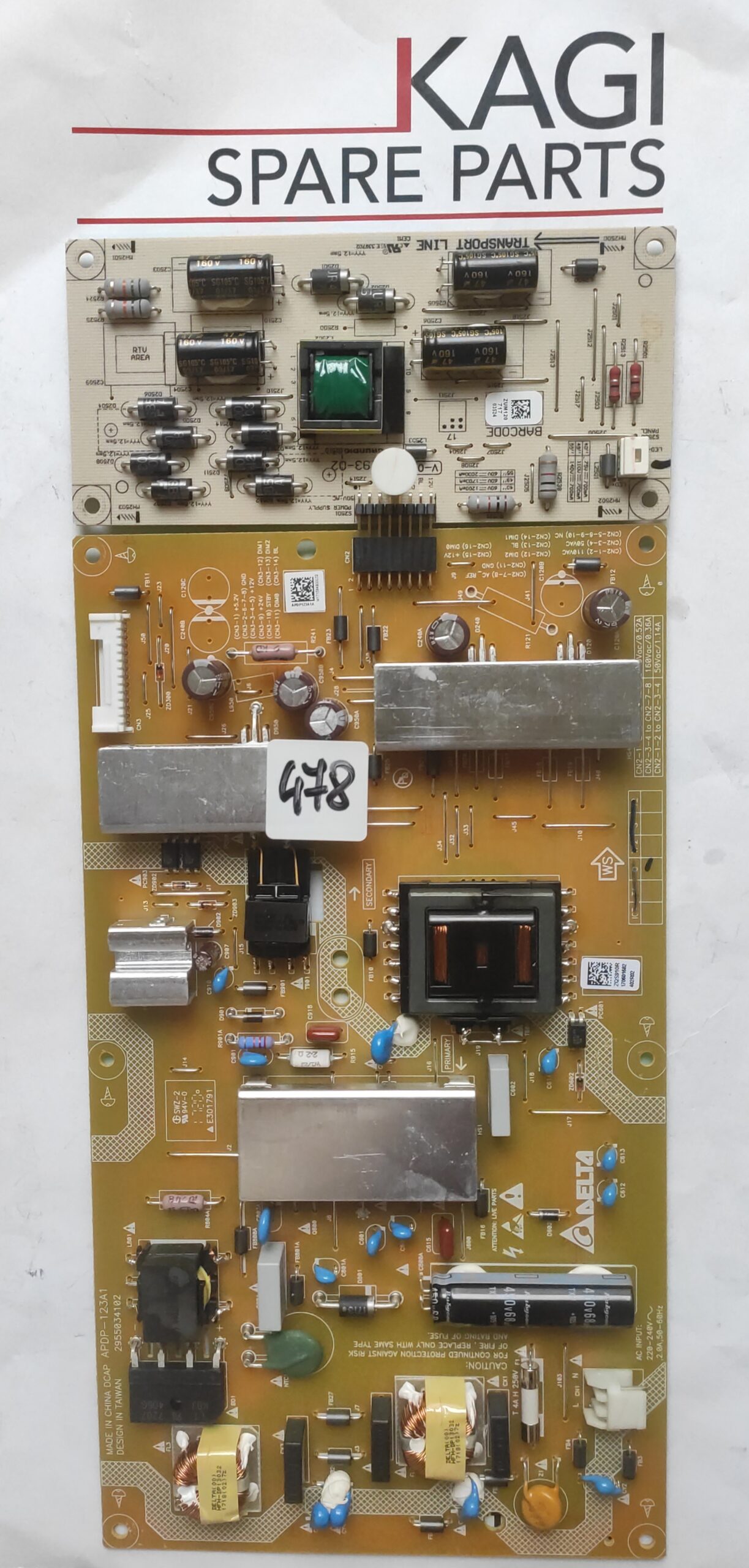 SCHEDA DI ALIMENTAZIONE APDP-123A1 NUOVA ORIGINALE