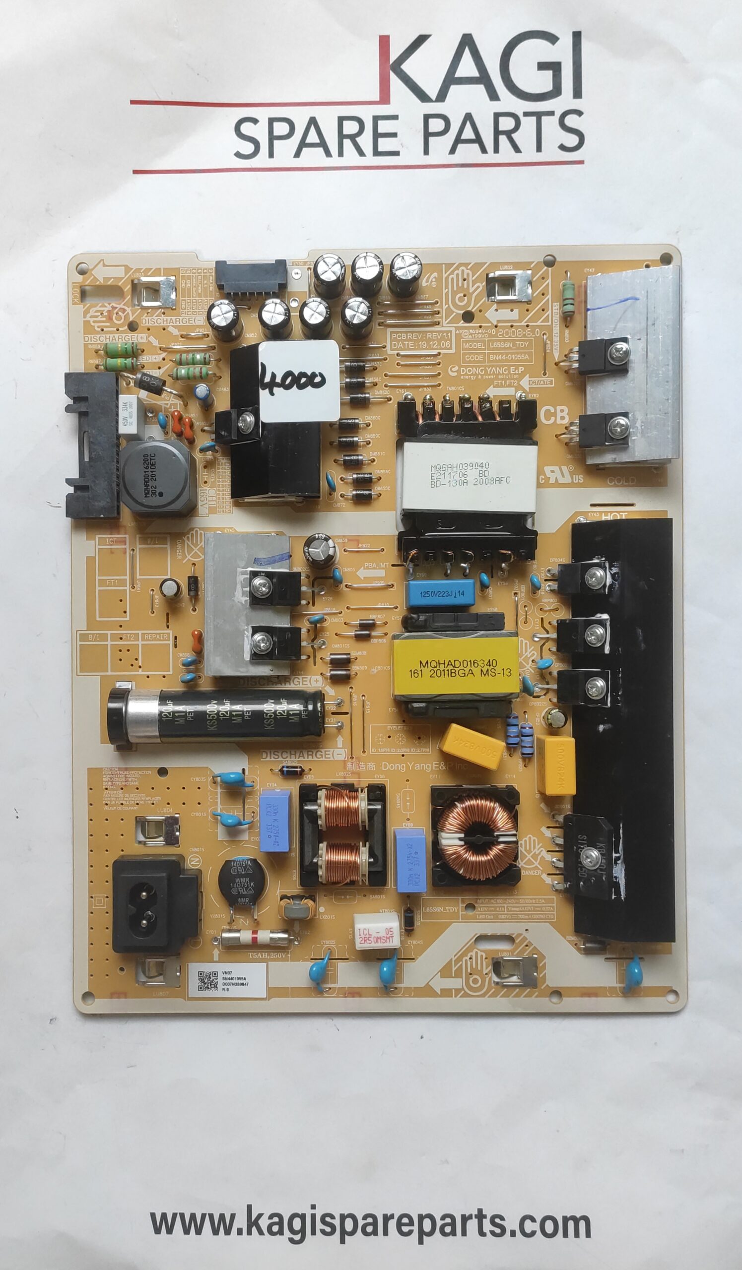 SCHEDA DI ALIMENTAZIONE SAMSUNG BN4401055A MOD UE65TU7070U NUOVA ORIGINALE