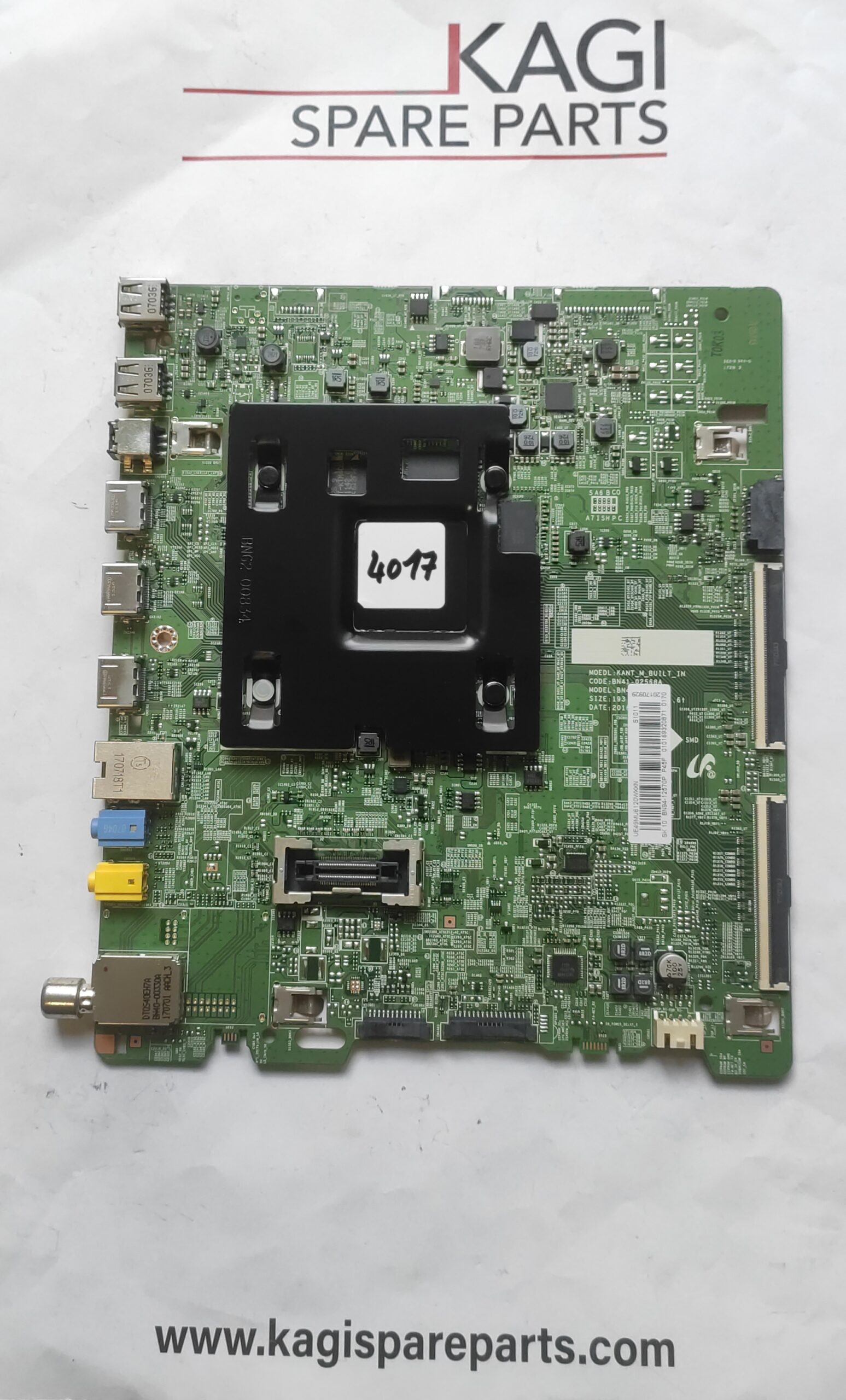 SCHEDA MAIN PER TV SAMSUNG BN41-02568A BN62-00334 MOD UE49MU6120K NUOVA ORIGINALE