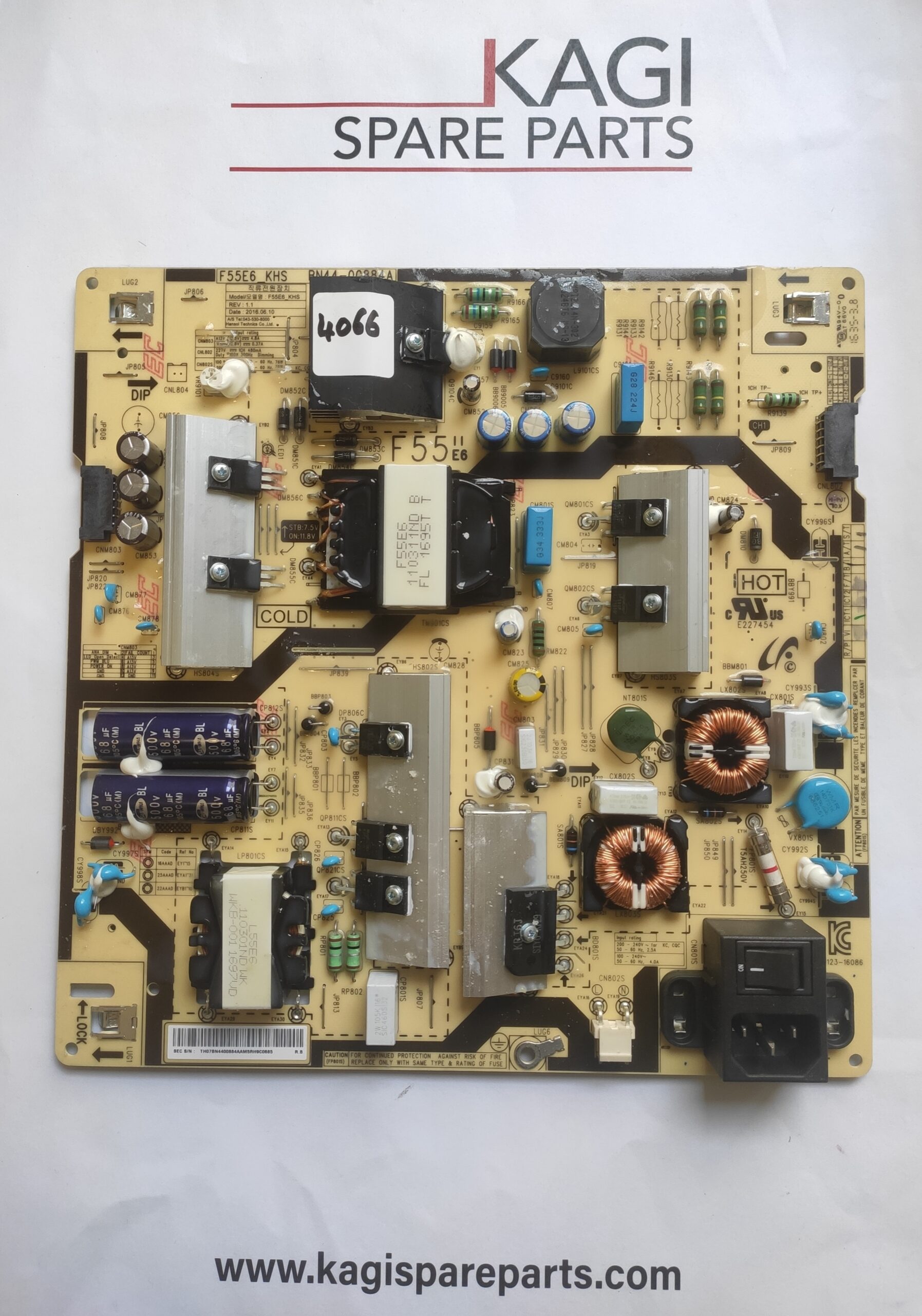 SCHEDA DI ALIMENTAZIONE SAMSUNG BN44-00884A MOD QM49F NUOVA ORIGINALE