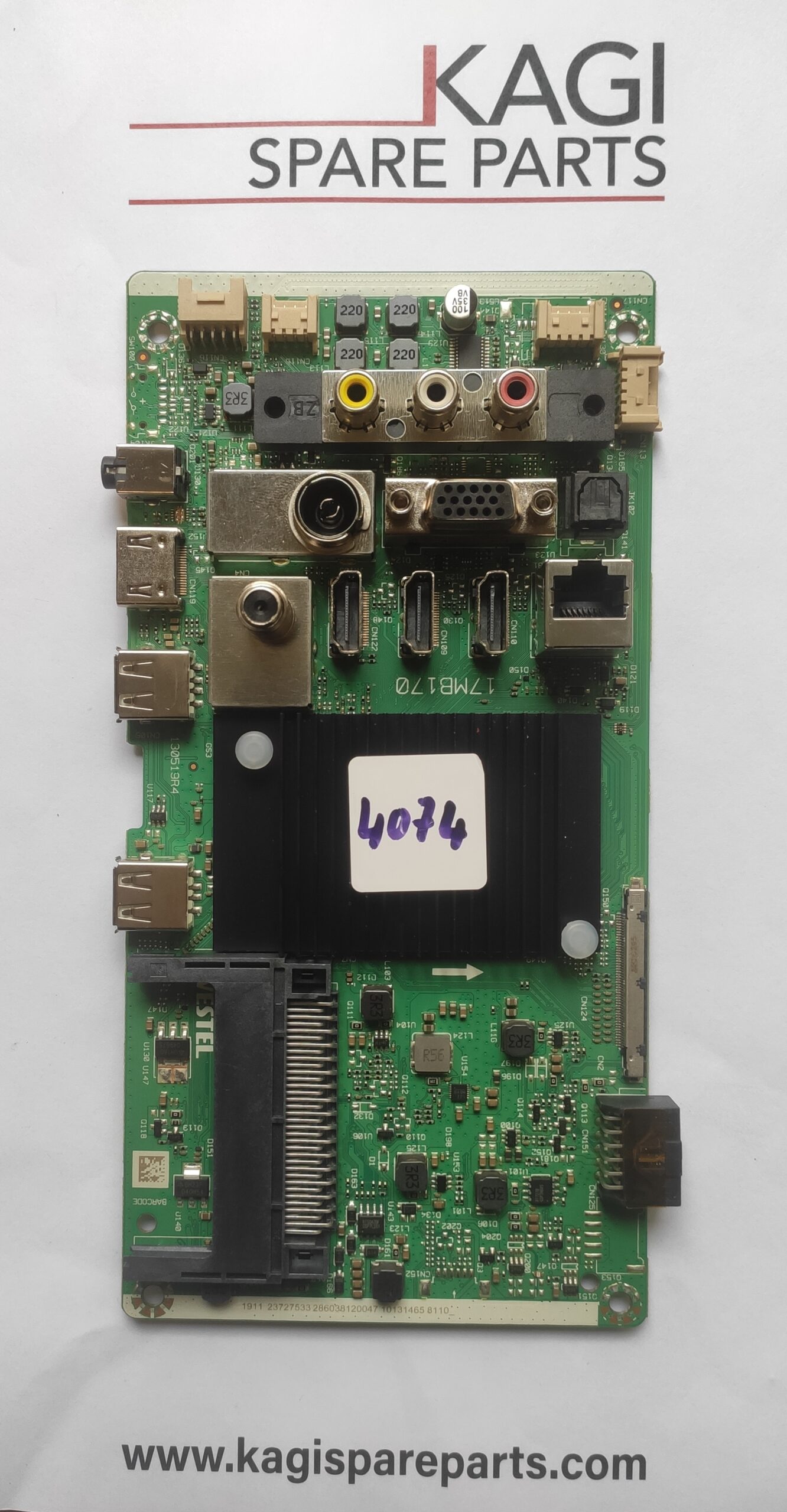 SCHEDA MAIN VESTEL 23727533 17MB170 NUOVA ORIGINALE
