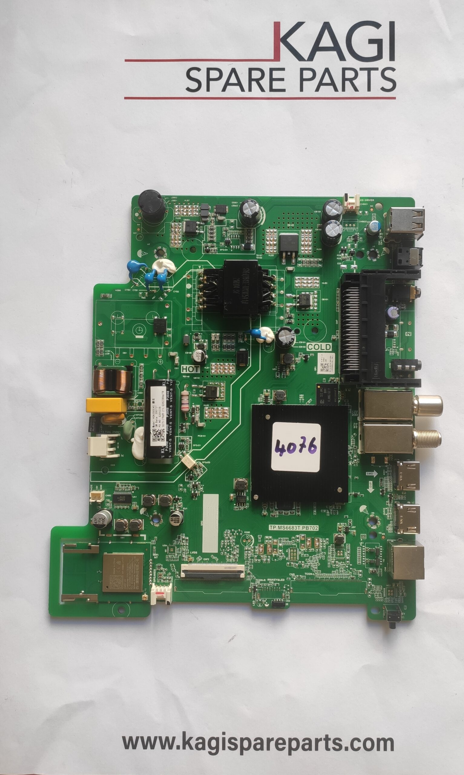 SCHEDA MAIN PER TV HISENSE TP.MS6683T.PB702 MOD 40A5700FA NUOVA ORIGINALE