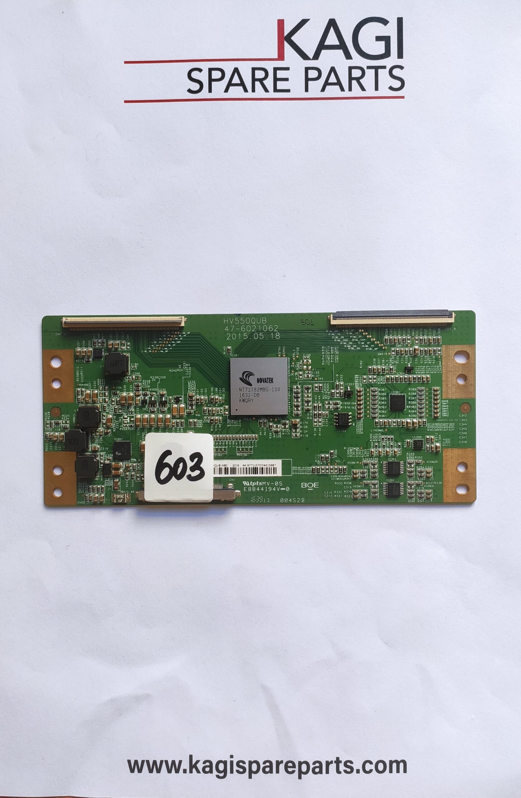 SCHEDA TCON HV550QUB 47-6021062 NUOVA ORIGINALE