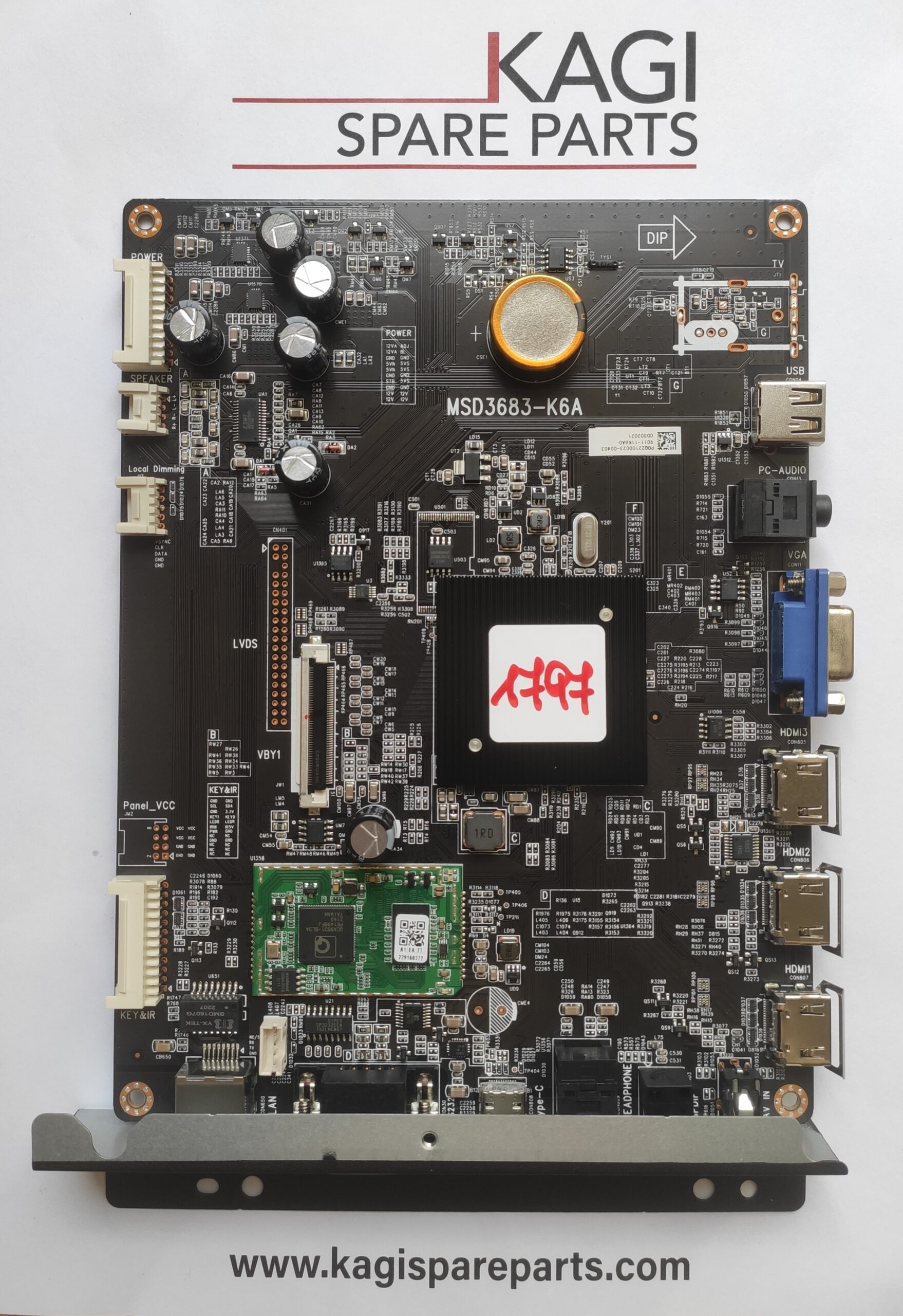 SCHEDA MAIN MSD3683-K6A NEC MOD E438 NUOVA ORIGINALE