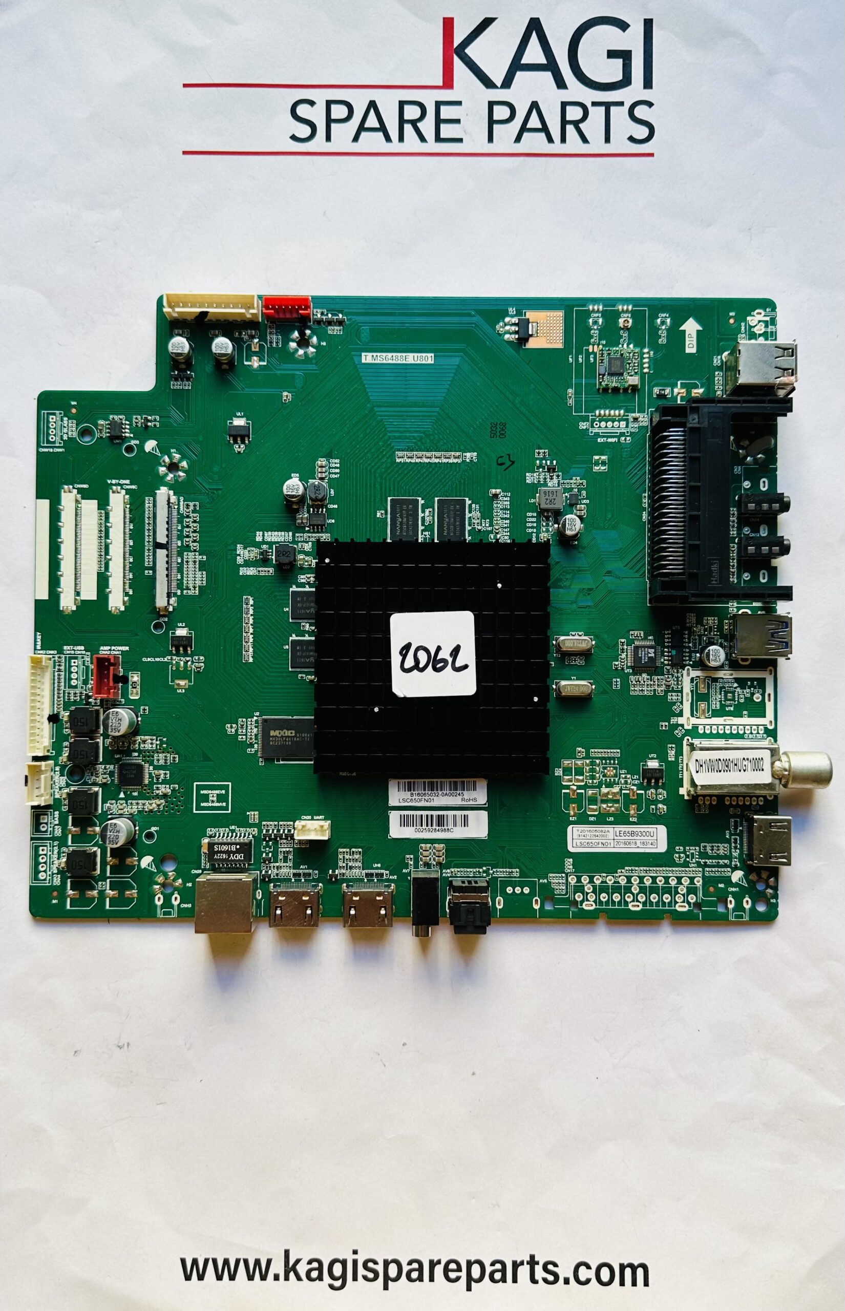 SCHEDA MAIN PER TV HAIER T.MS6488E.U801 HAIER MODEL LE65B9300U NUOVA ORIGINALE
