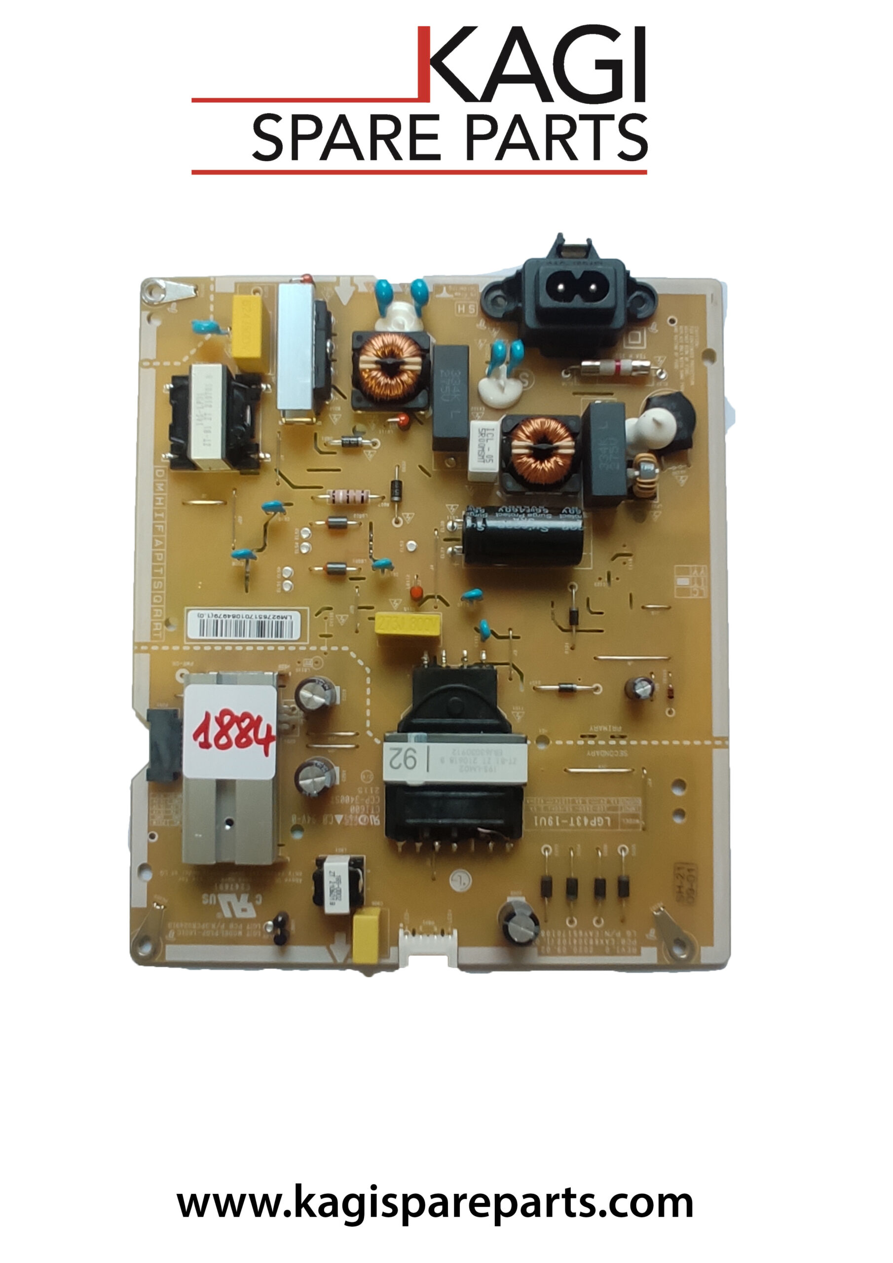 SCHEDA ALIMENTAZIONE PER TV LG OPVP-0237C MOD 29UB67-B NUOVA ORIGINALE