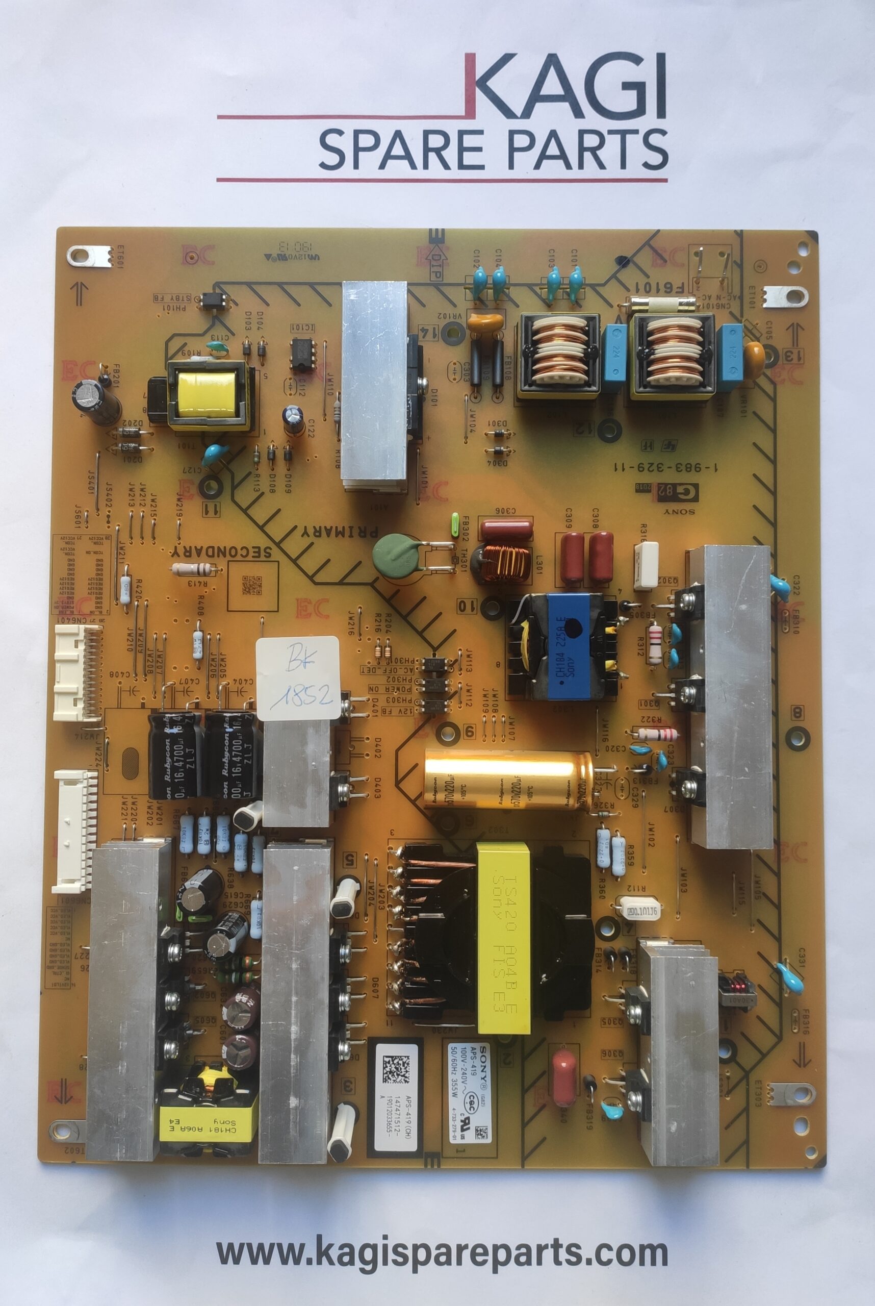 SCHEDA DI ALIMENTAZIONE SONY 1-983-329-11 MOD KD-55XF9005 NUOVA ORIGINALE