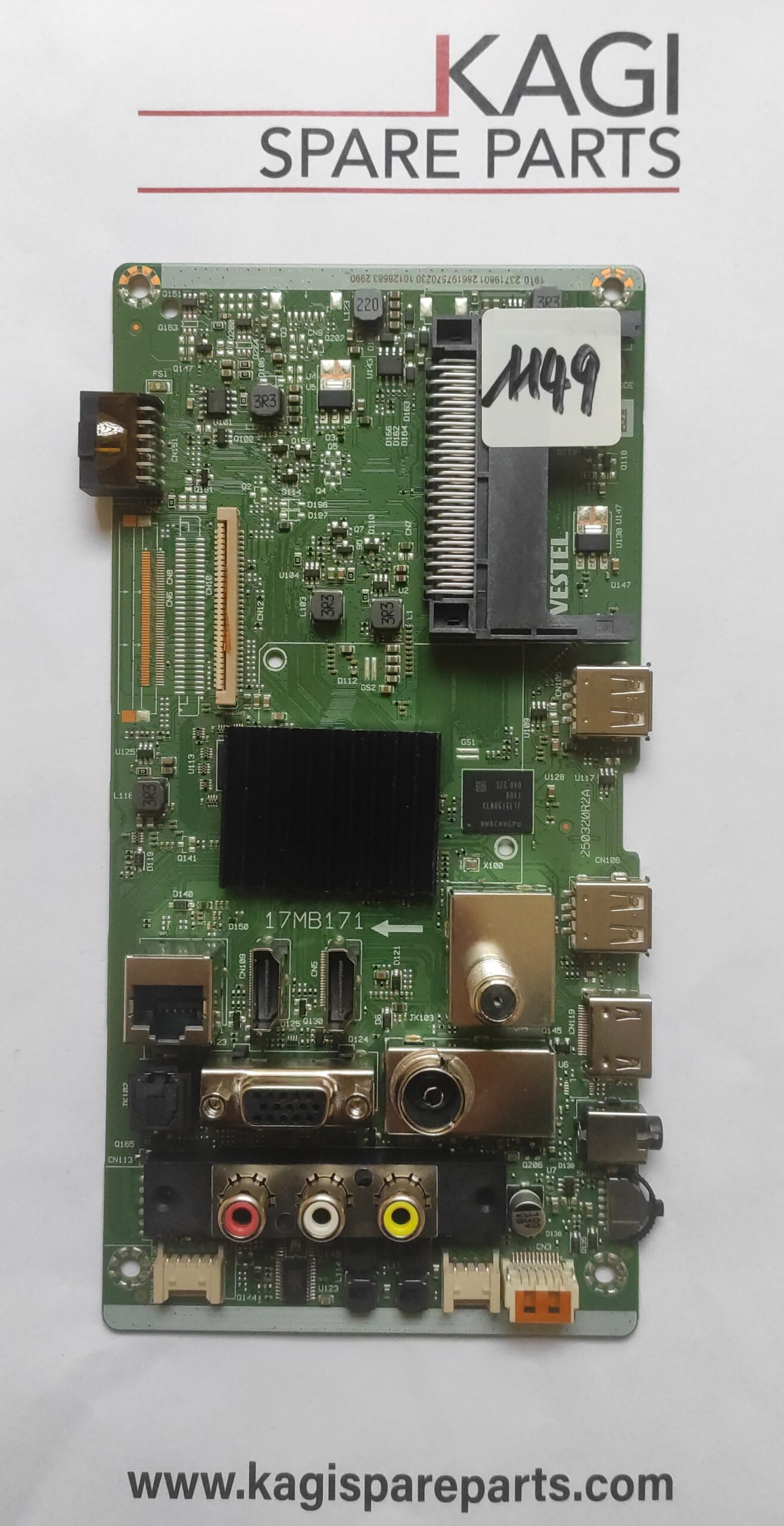SCHEDA MAIN VESTEL 17MB171 23719801 NUOVA ORIGINALE