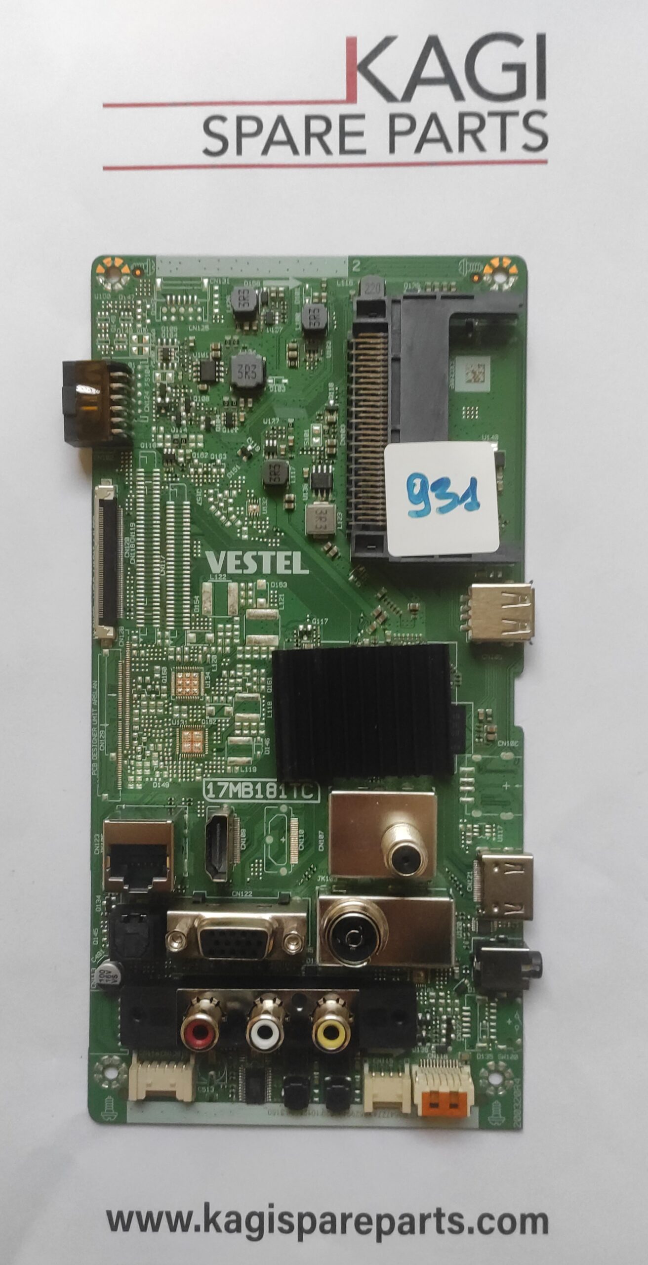 SCHEDA MAIN VESTEL 17MB181TC 23647774 NUOVA ORIGINALE