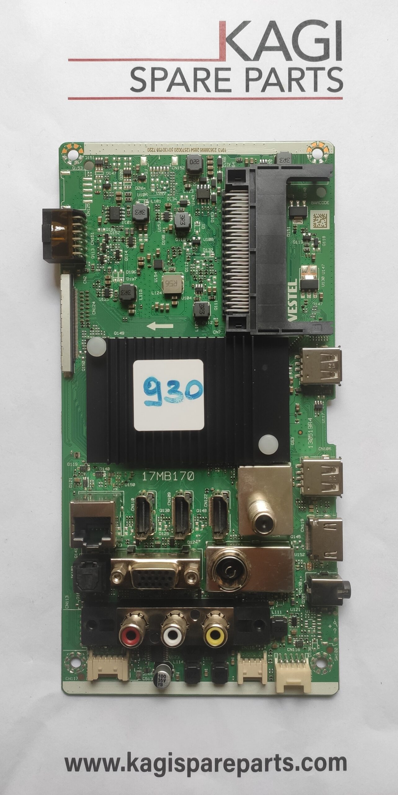 SCHEDA MAIN VESTEL 17MB170 23638895 NUOVA ORIGINALE