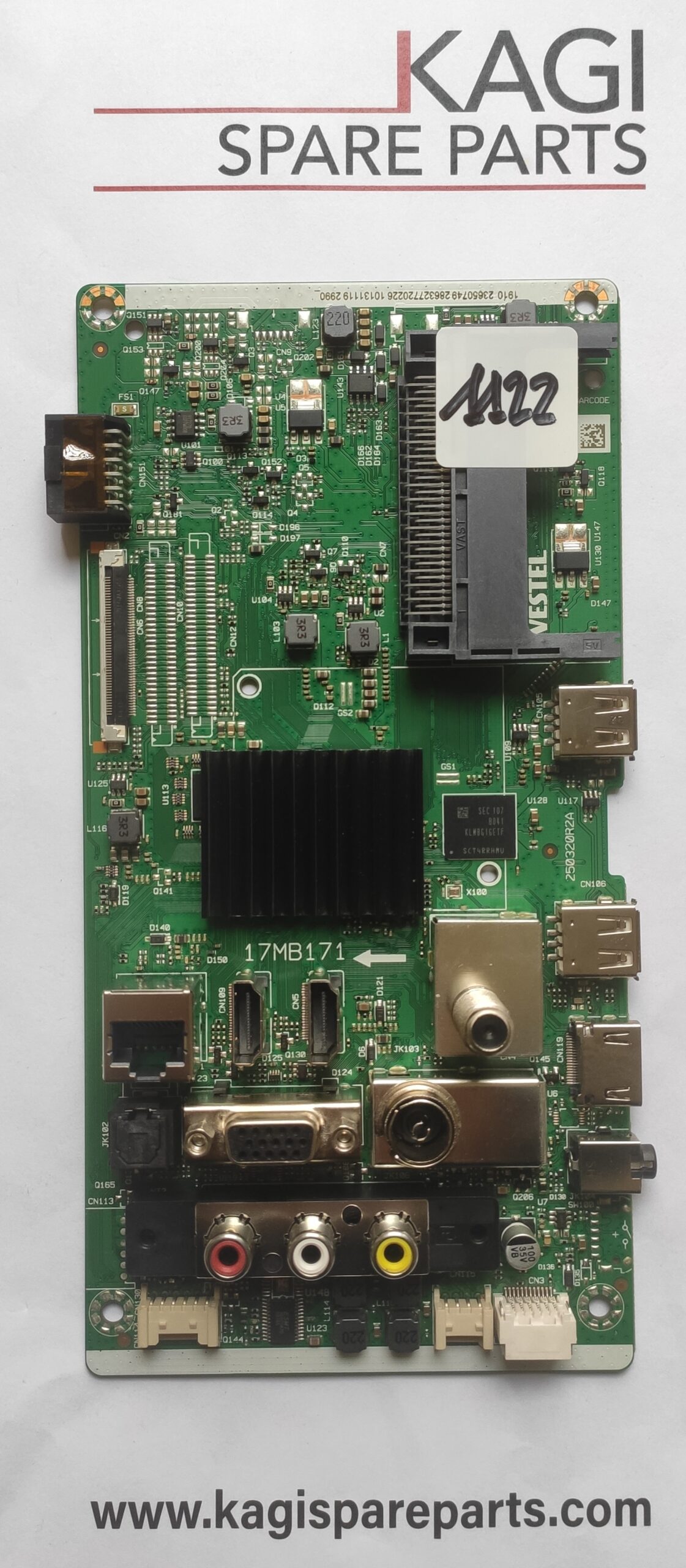 SCHEDA MAIN VESTEL 17MB171 23650749 NUOVA ORIGINALE