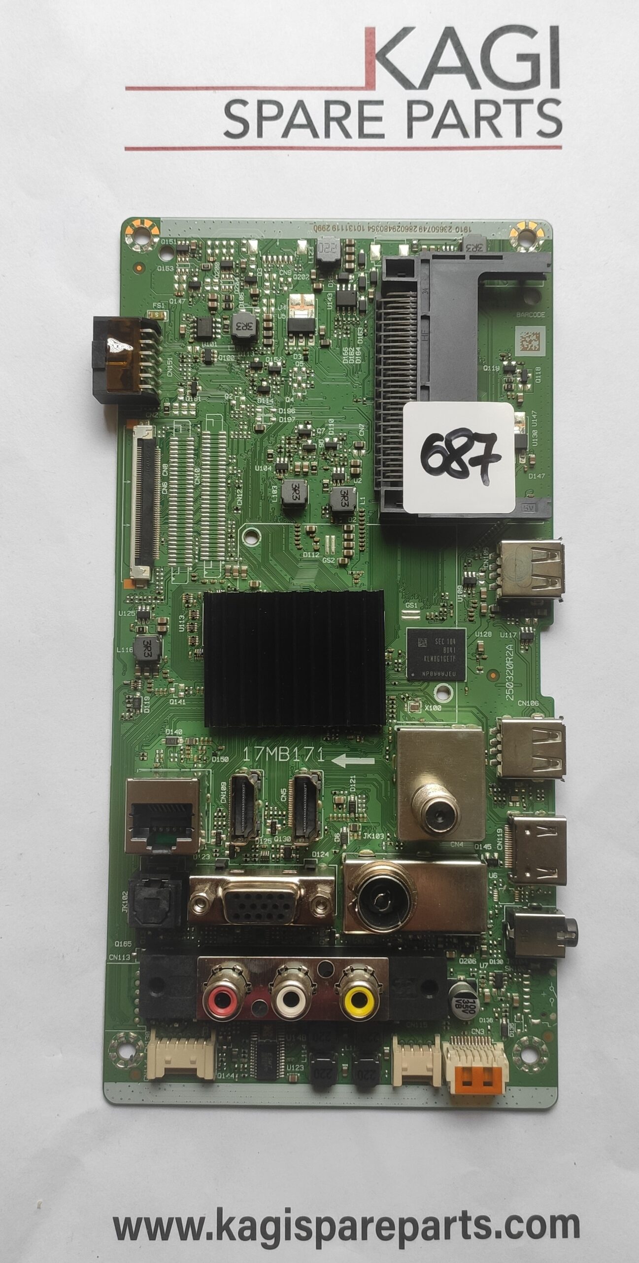 SCHEDA MAIN VESTEL 17MB171 23650749 NUOVA ORIGINALE