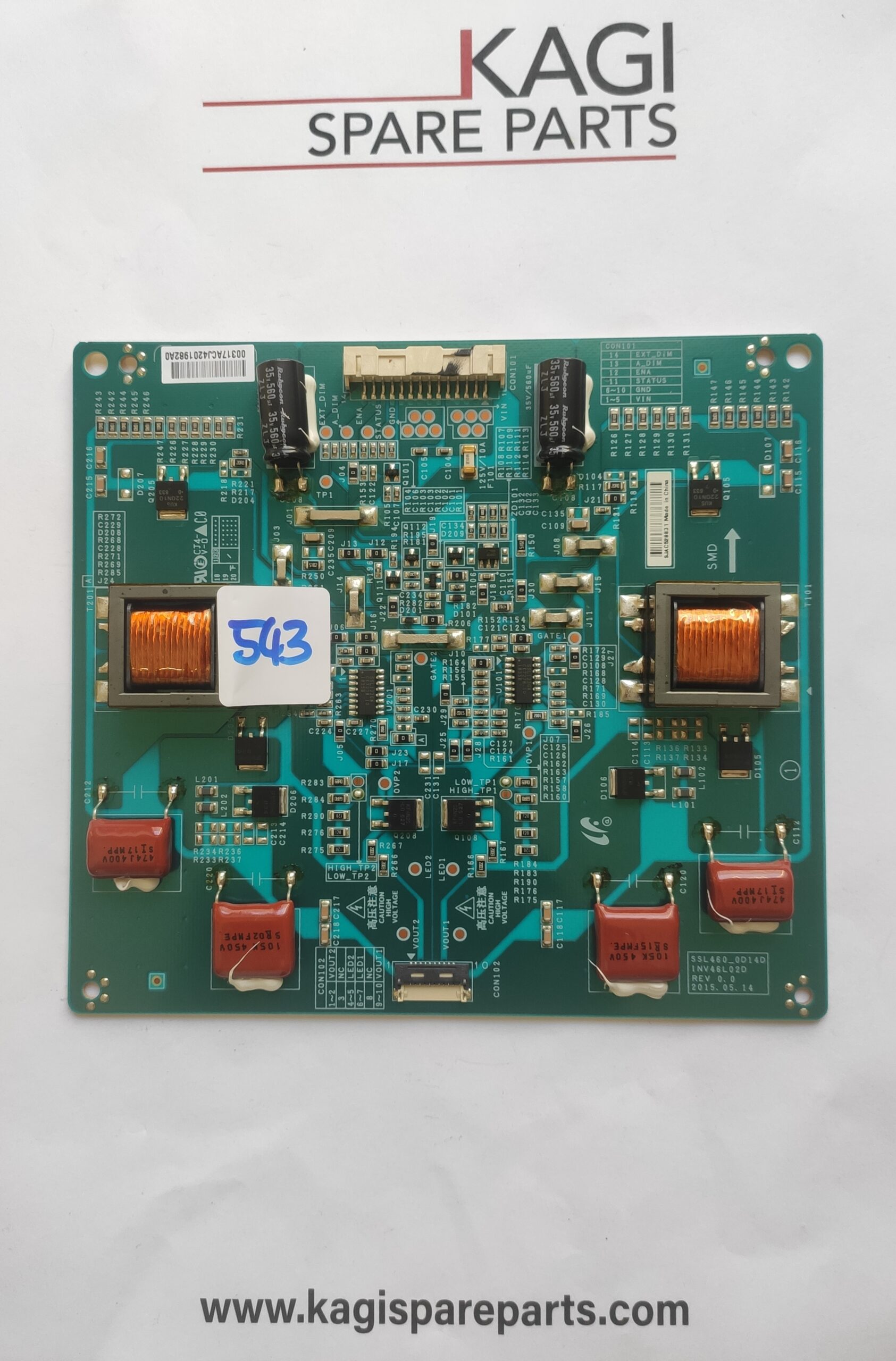 SCHEDA LED DRIVER SSL460_0D14D INV46L02D REV 0.0 NUOVA ORIGINALE