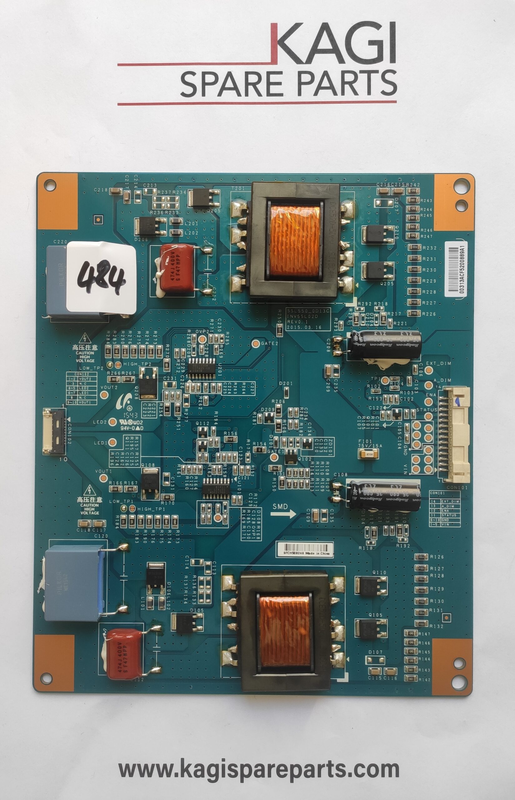 SCHEDA LED DRIVER SSL550_0D13C INV55L02D REV0.1 NUOVA ORIGINALE