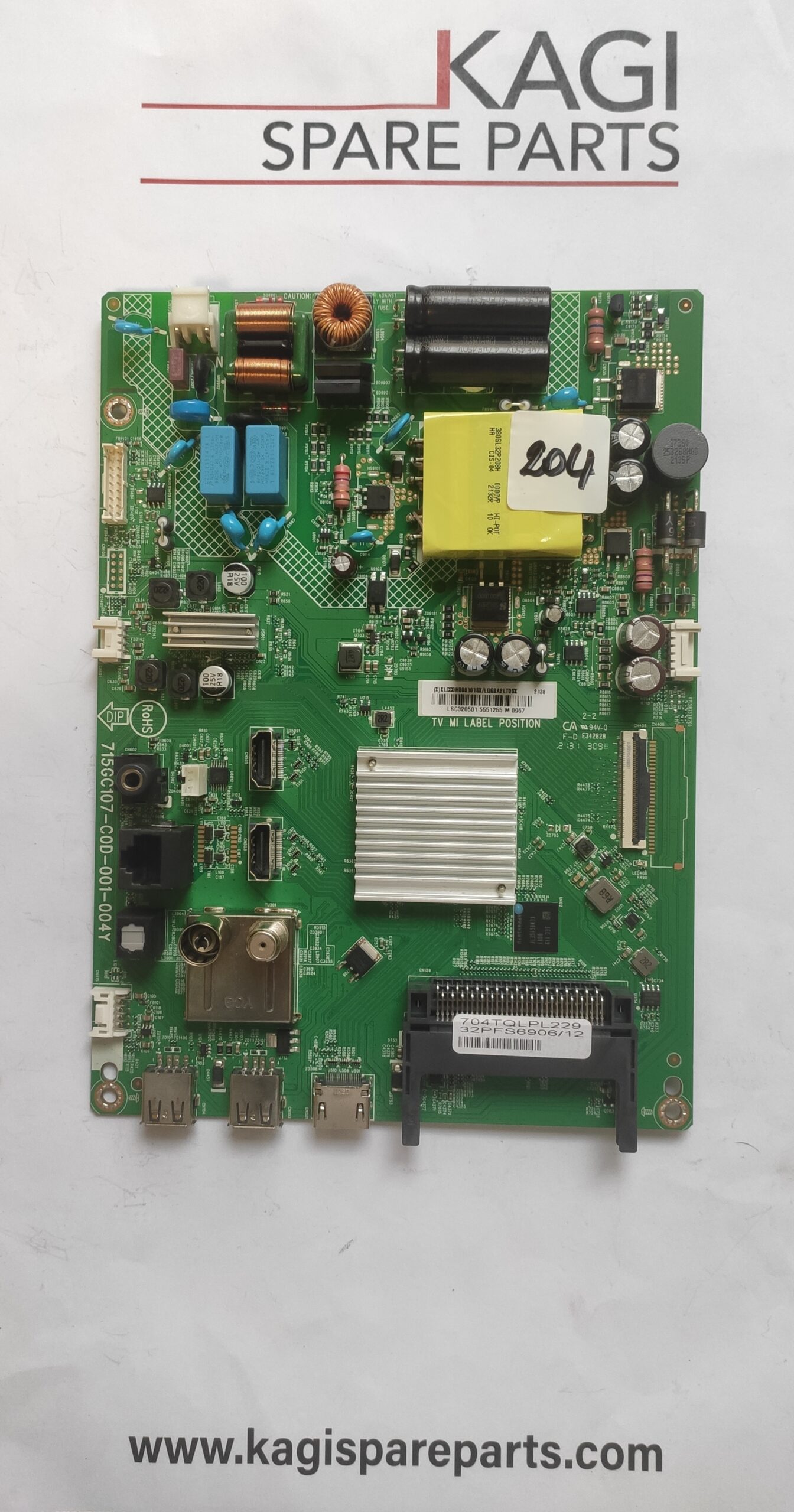 SCHEDA MAIN 715GC107-C0D-001-004Y NUOVA ORIGINALE