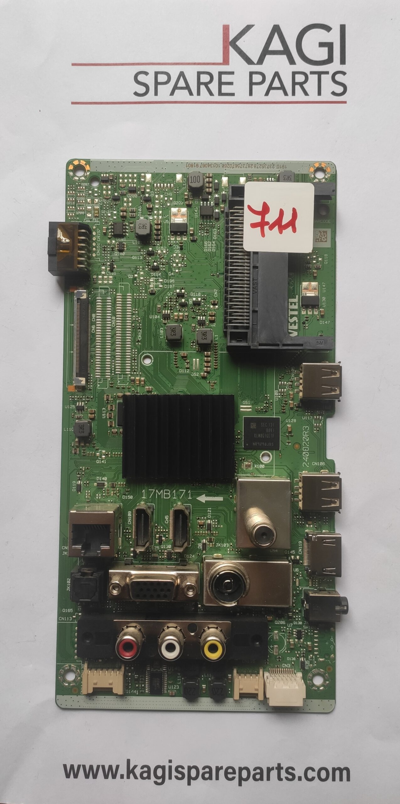 SCHEDA MAIN VESTEL 17MB171 BARCODE 23735278 NUOVA ORIGINALE