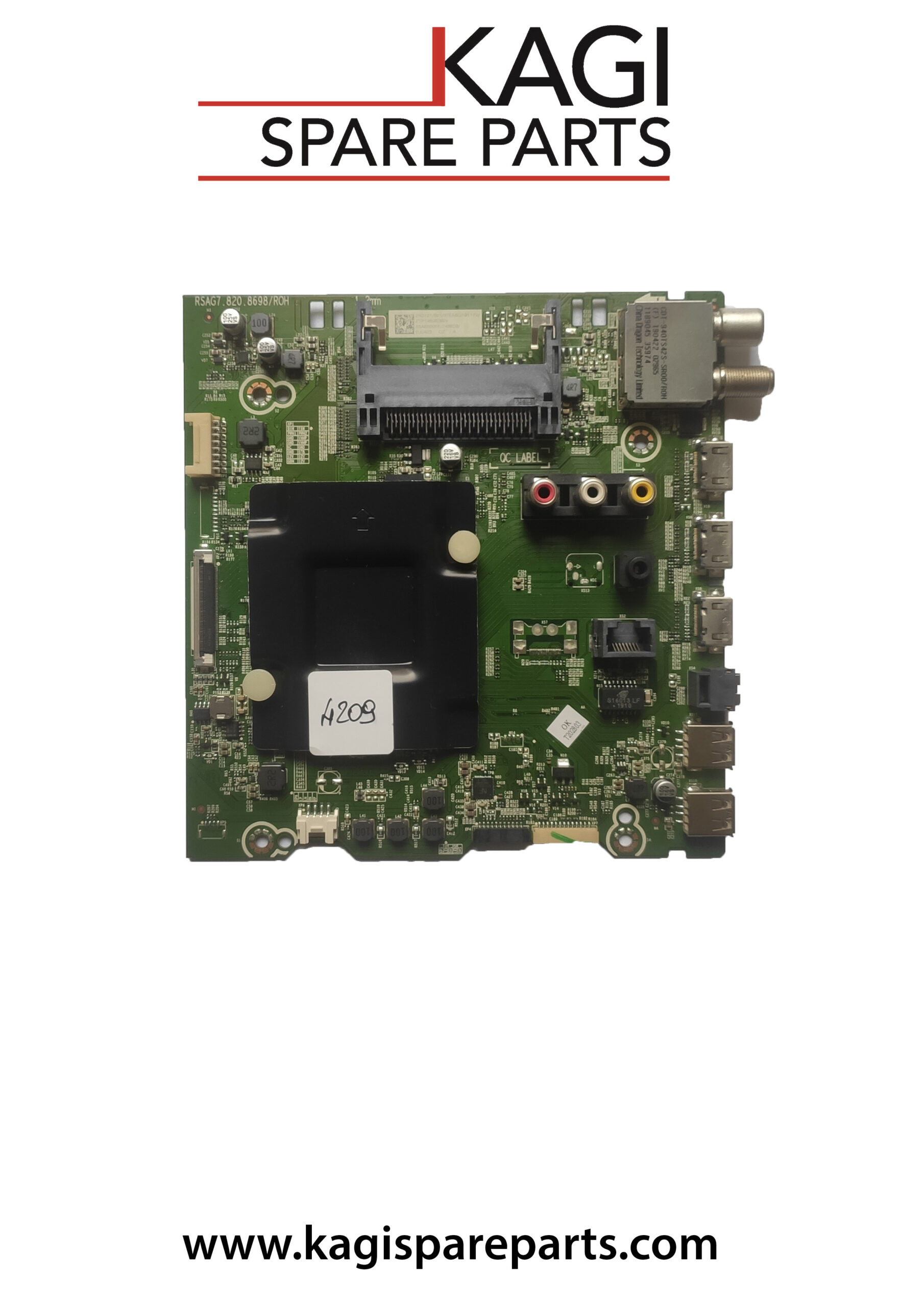 SCHEDA MAIN PER HISENSE RSAG7.820.8698/ROH MOD H55B7520 NUOVA ORIGINALE