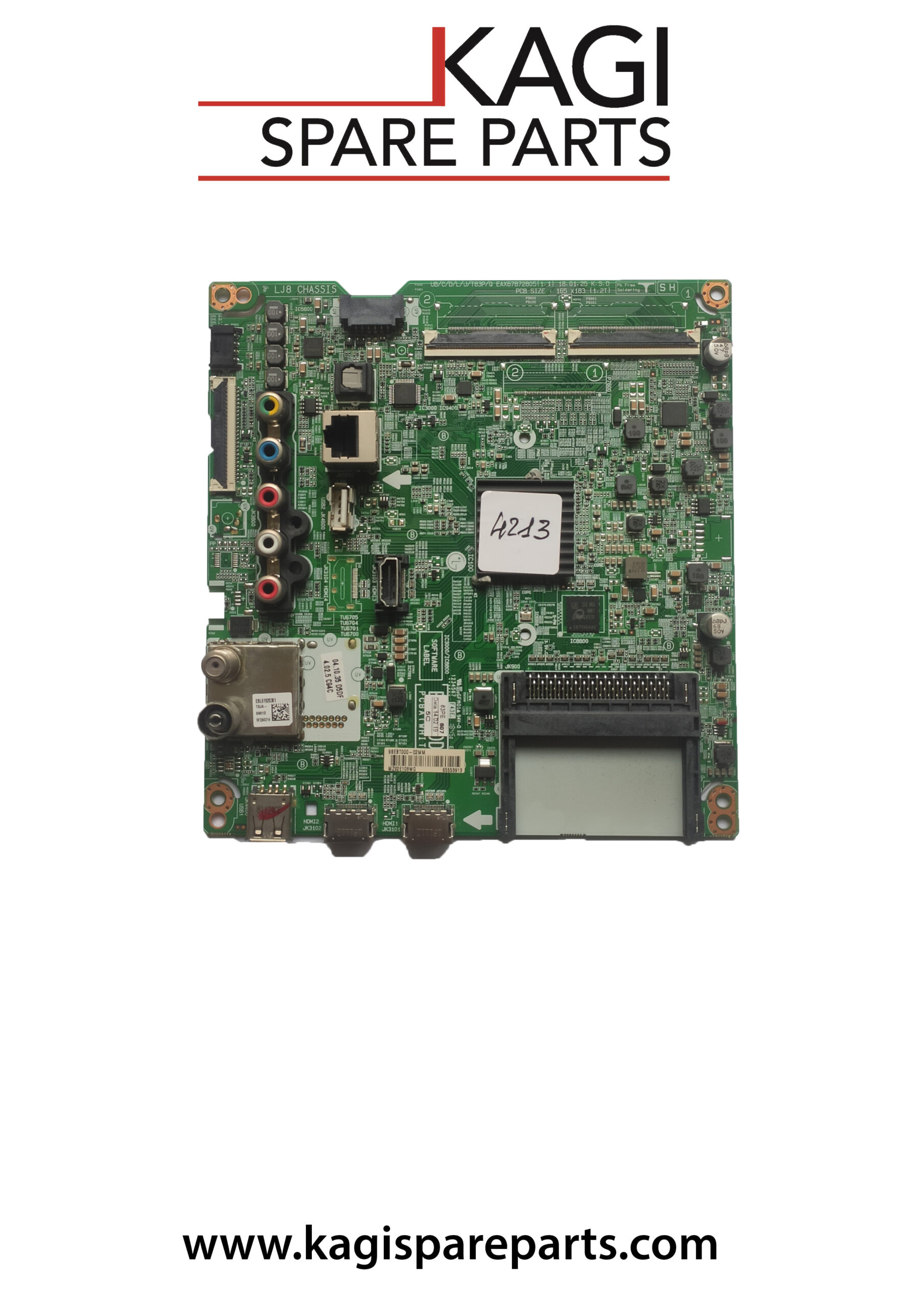 SCHEDA MAIN PER TV LG EAX67872805(1.1) MOD 65UK6400PLF NUOVA ORIGINALE