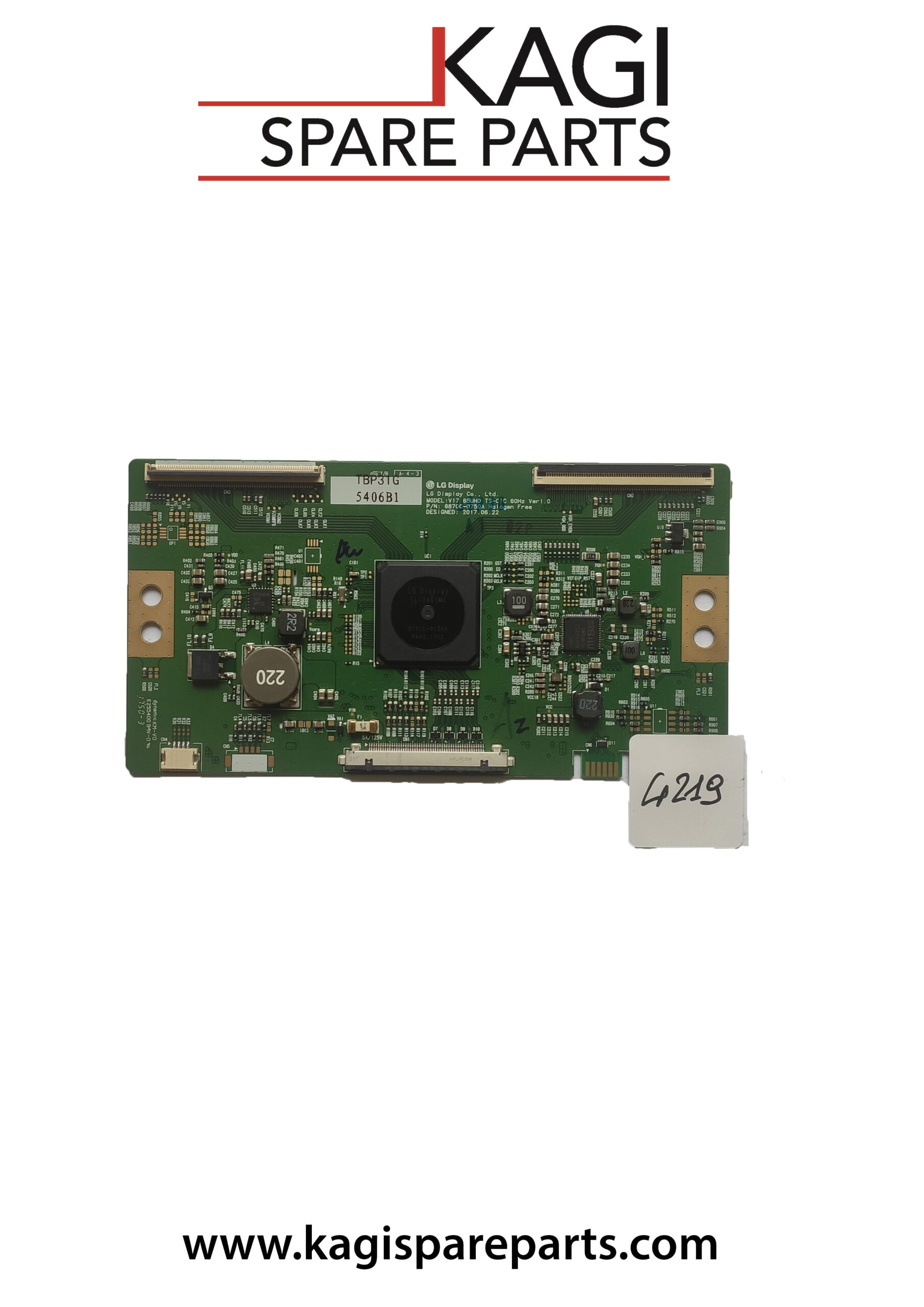 SCHEDA TCON LG 6870C-0750A MODEL 65UV341C NUOVA ORIGINALE