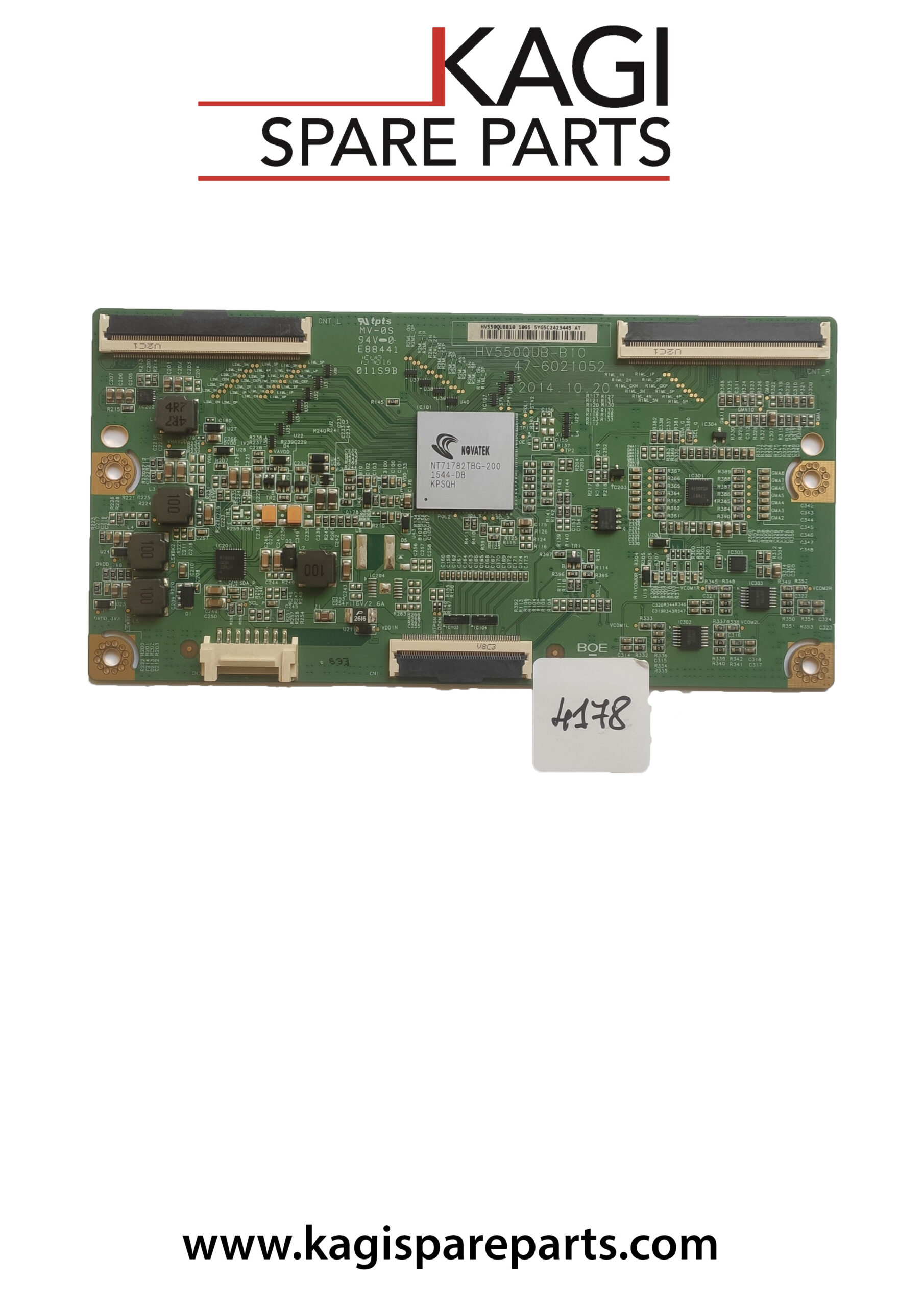 SCHEDA TCON HV550QUB-B10 47-6021052 NUOVA ORIGINALE