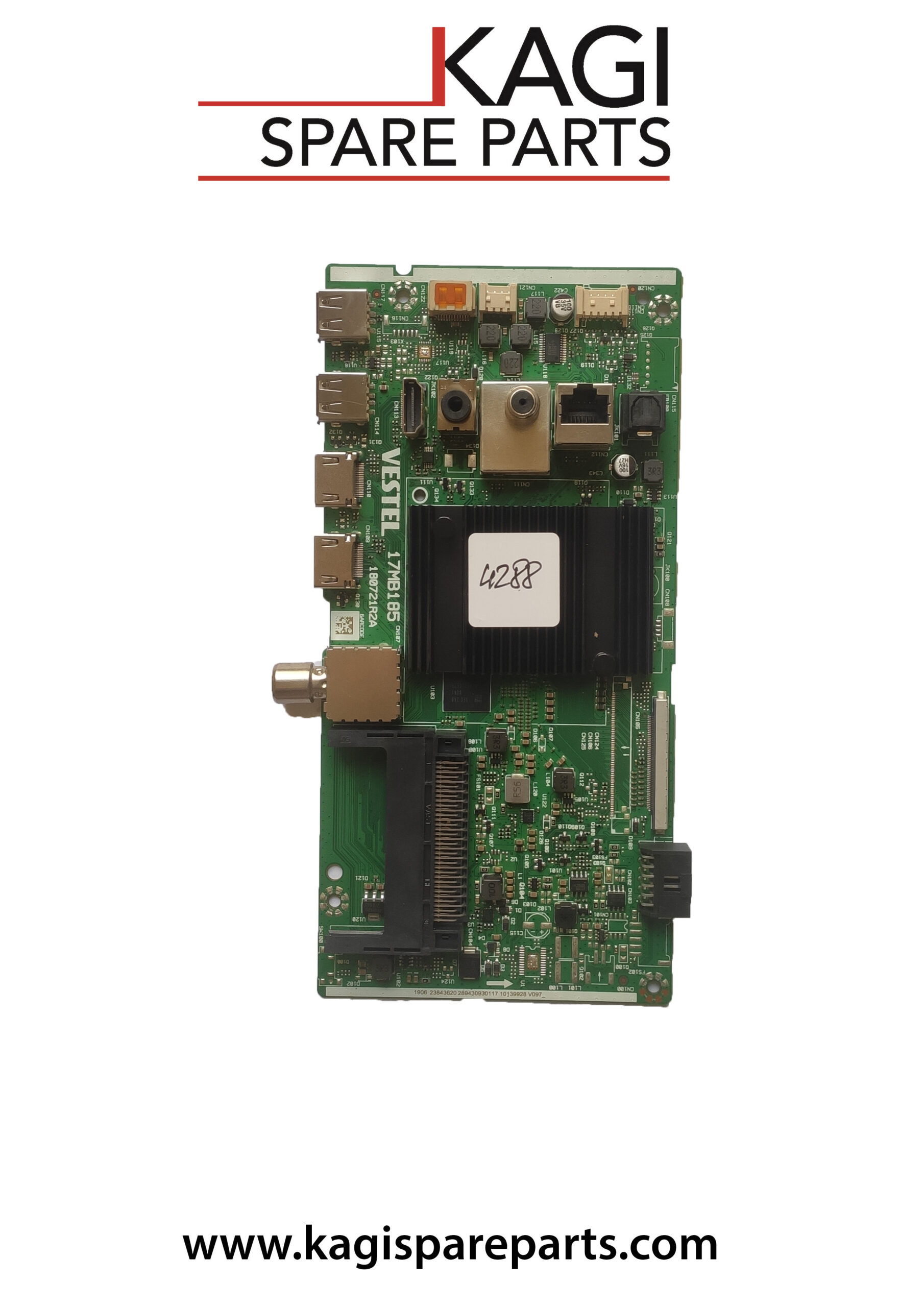 SCHEDA MAIN VESTEL 17MB185 23843620 PER TV TELEFUNKEN MOD TE55660G56U4QA NUOVA ORIGINALE