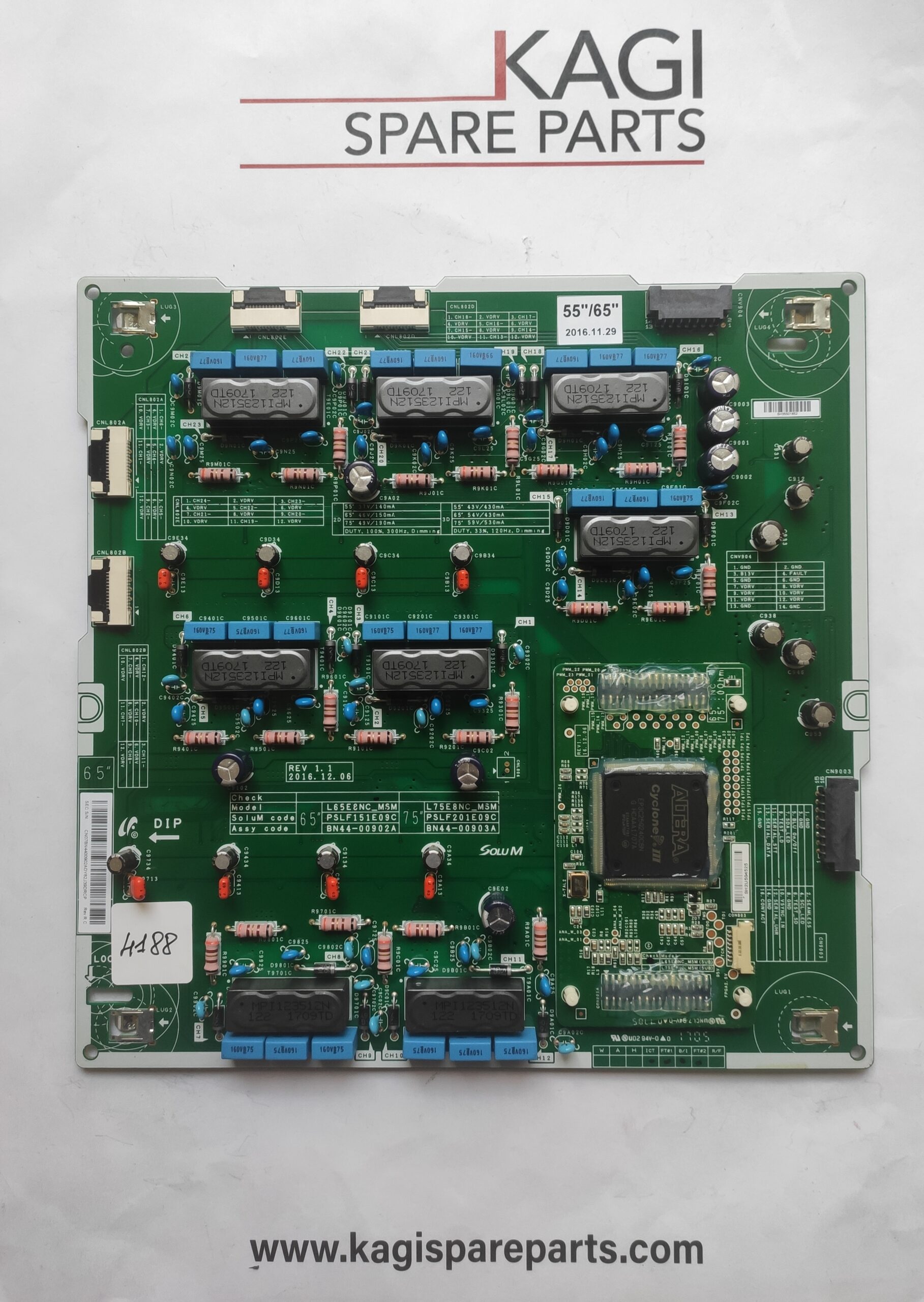 SCHEDA ALIMENTAZIONE PER TV SAMSUNG BN44-00902A MOD QE65Q7FAMT NUOVA ORIGINALE