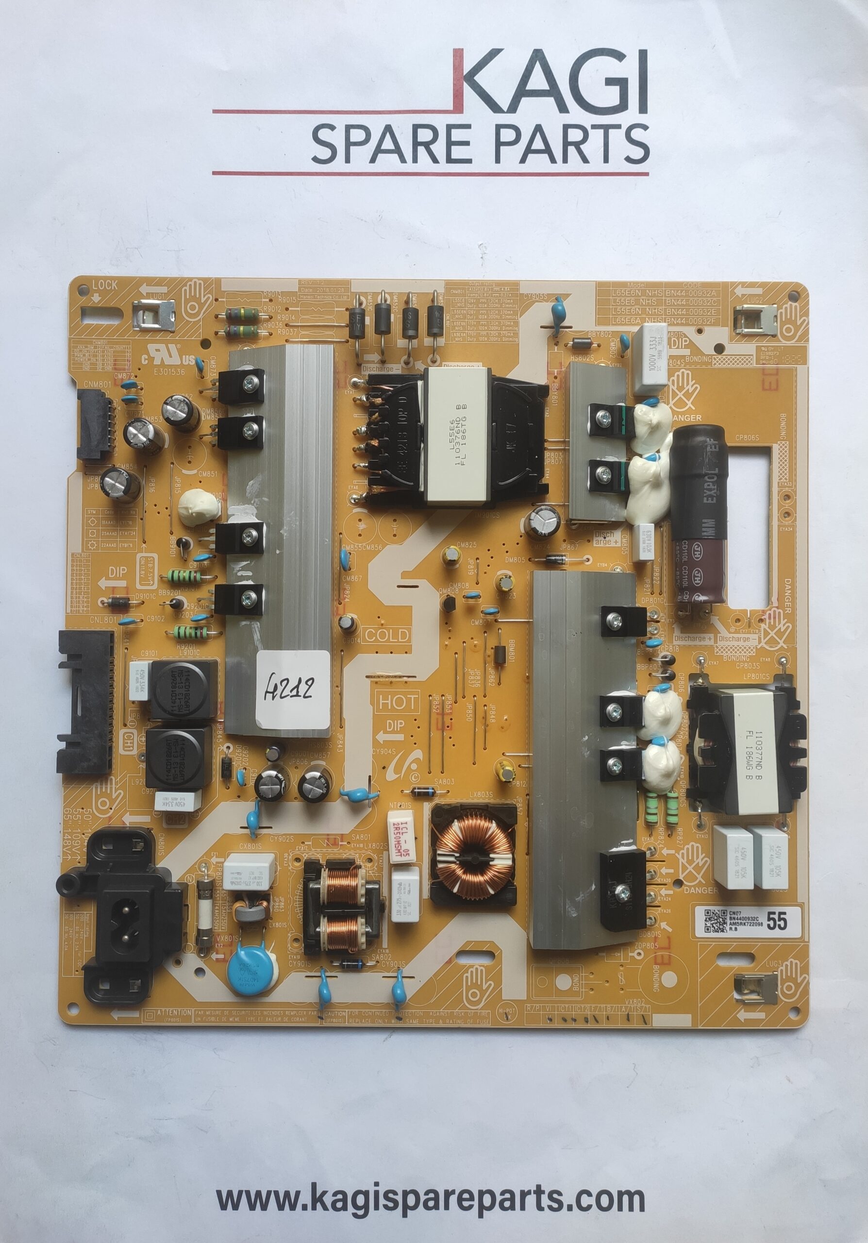 SCHEDA ALIMENTAZIONE SAMSUNG BN4400932C MOD UE55NU7400U NUOVA ORIGINALE