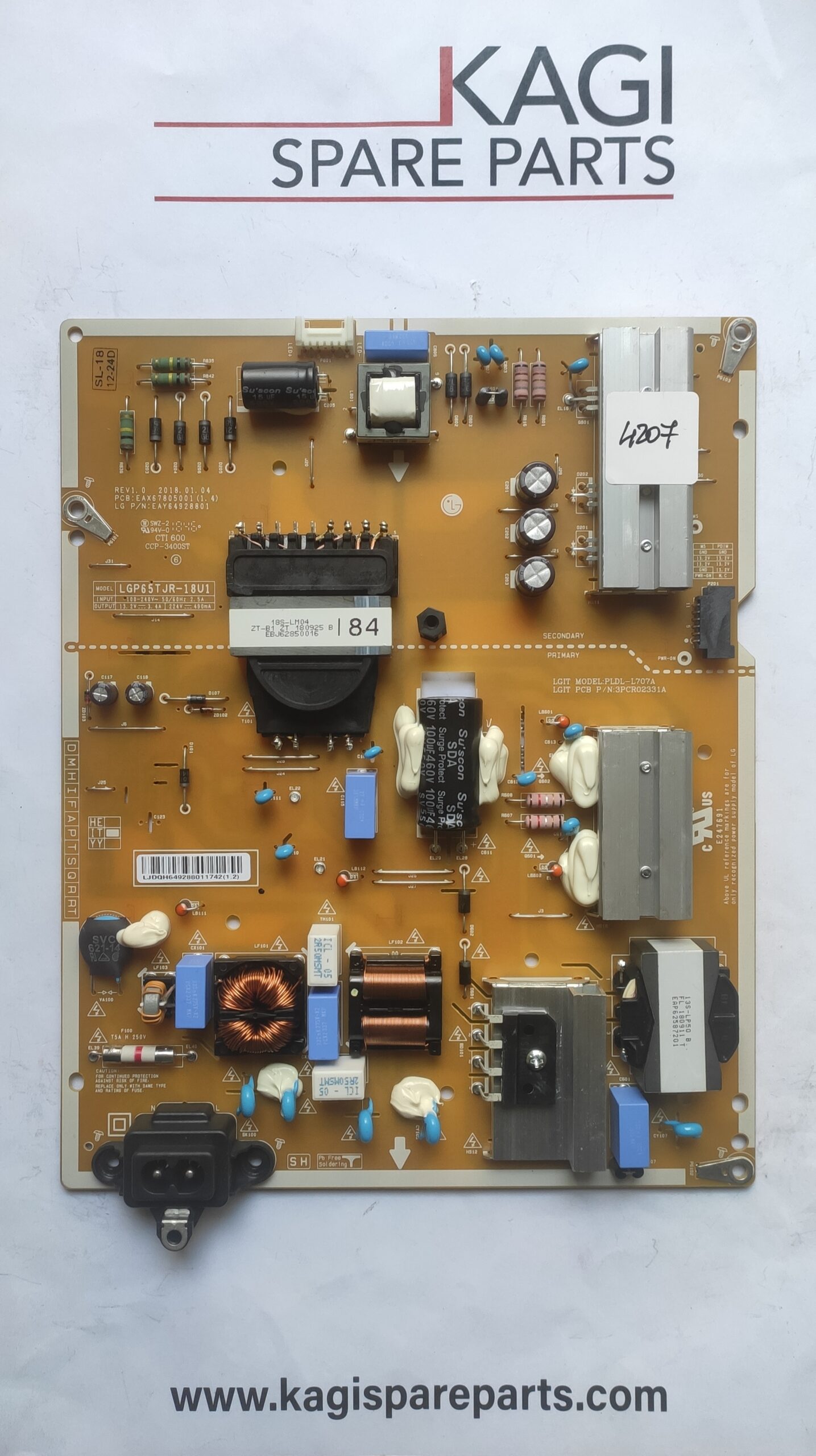 SCHEDA ALIMENTAZIONE EAX67805001(1.4) NUOVA ORIGINALE