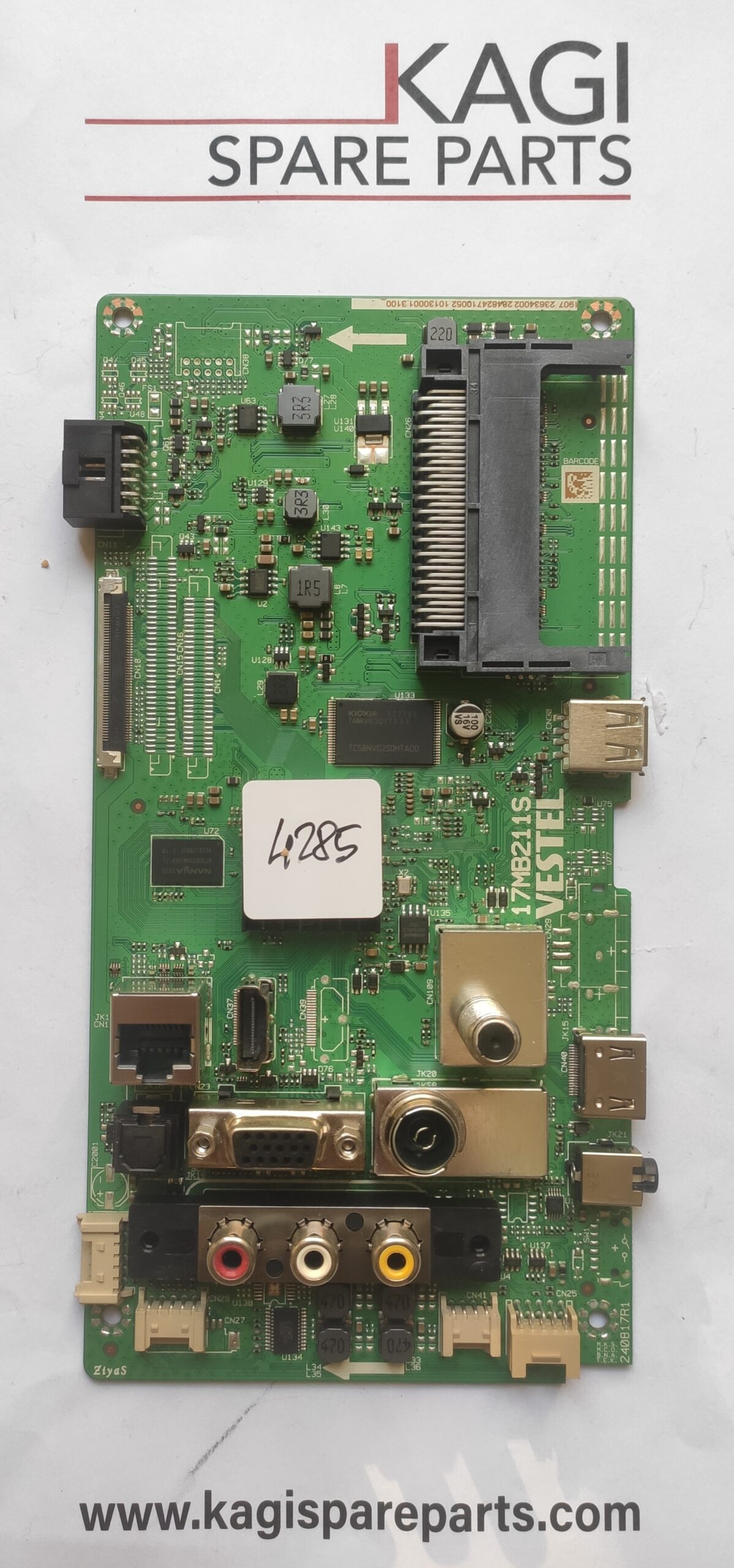 SCHEDA MAIN VESTEL PER TV TELEFUNKEN 17MB211S BARCODE 23634002 NUOVA ORIGINALE
