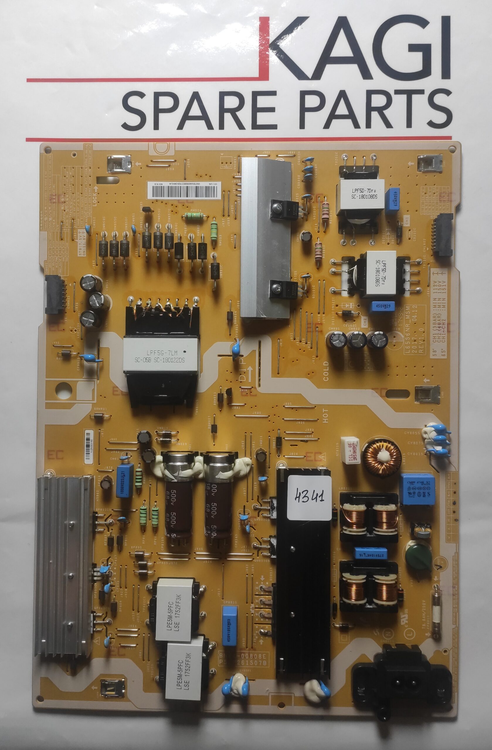SCHEDA ALIMENTAZIONE SAMSUNG BN44-00808E MOD UE58MU6120 NUOVA ORIGINALE