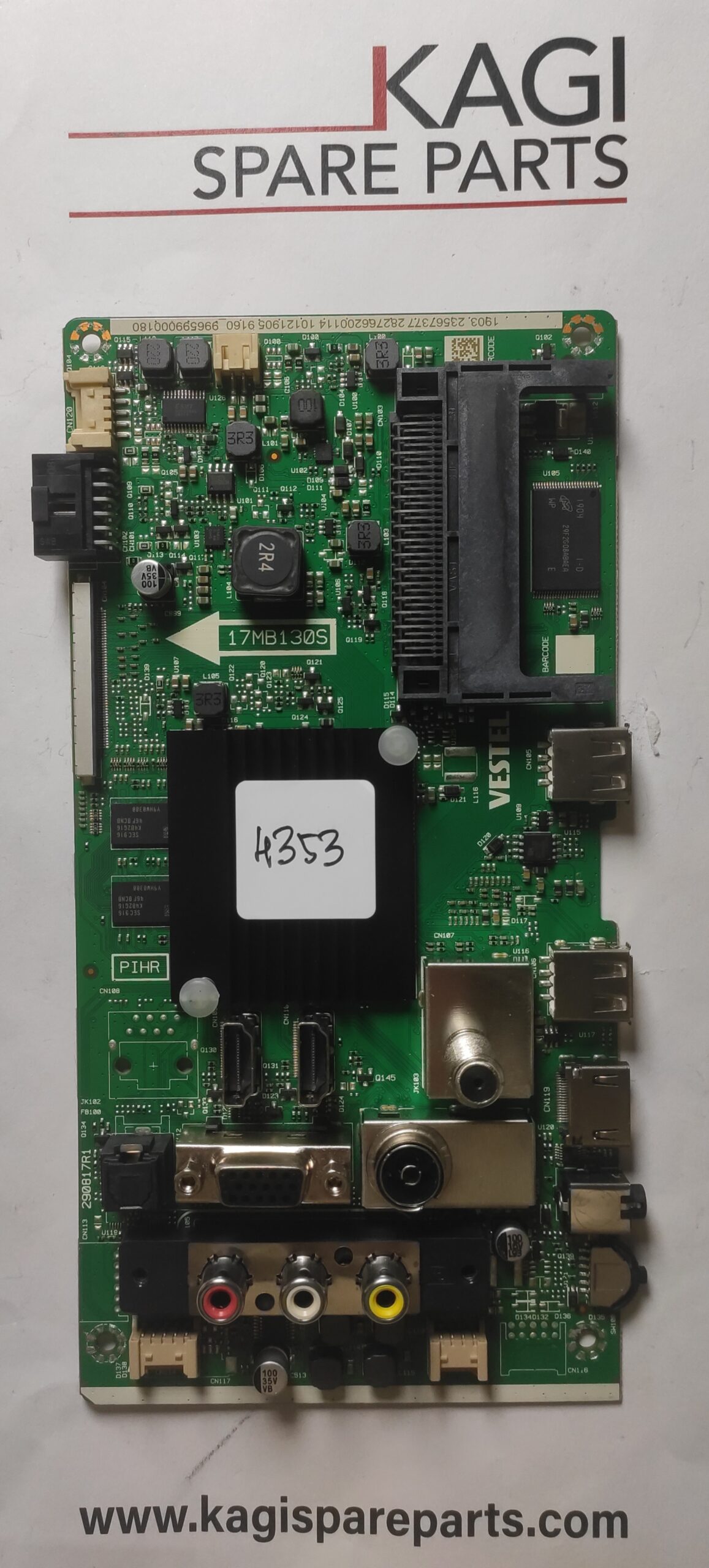 SCHEDA MAIN VESTEL 17MB130S 23567377 PER PHILIPS MOD 75HFL28995/12 NUOVA ORIGINALE