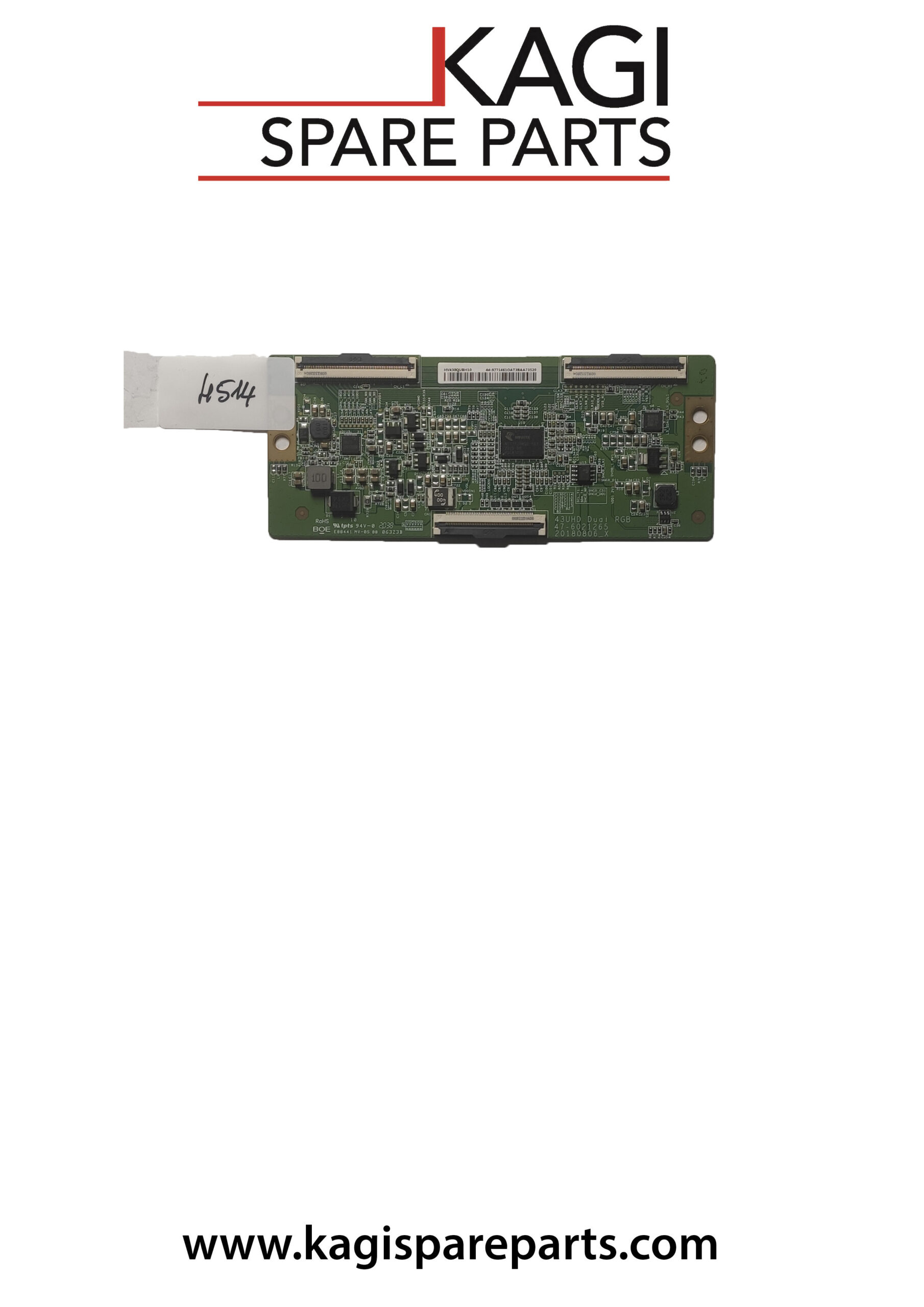 SCHEDA TCON 43UHD DUAL RGB 47-6021265 20180806-X NUOVA ORIGINALE