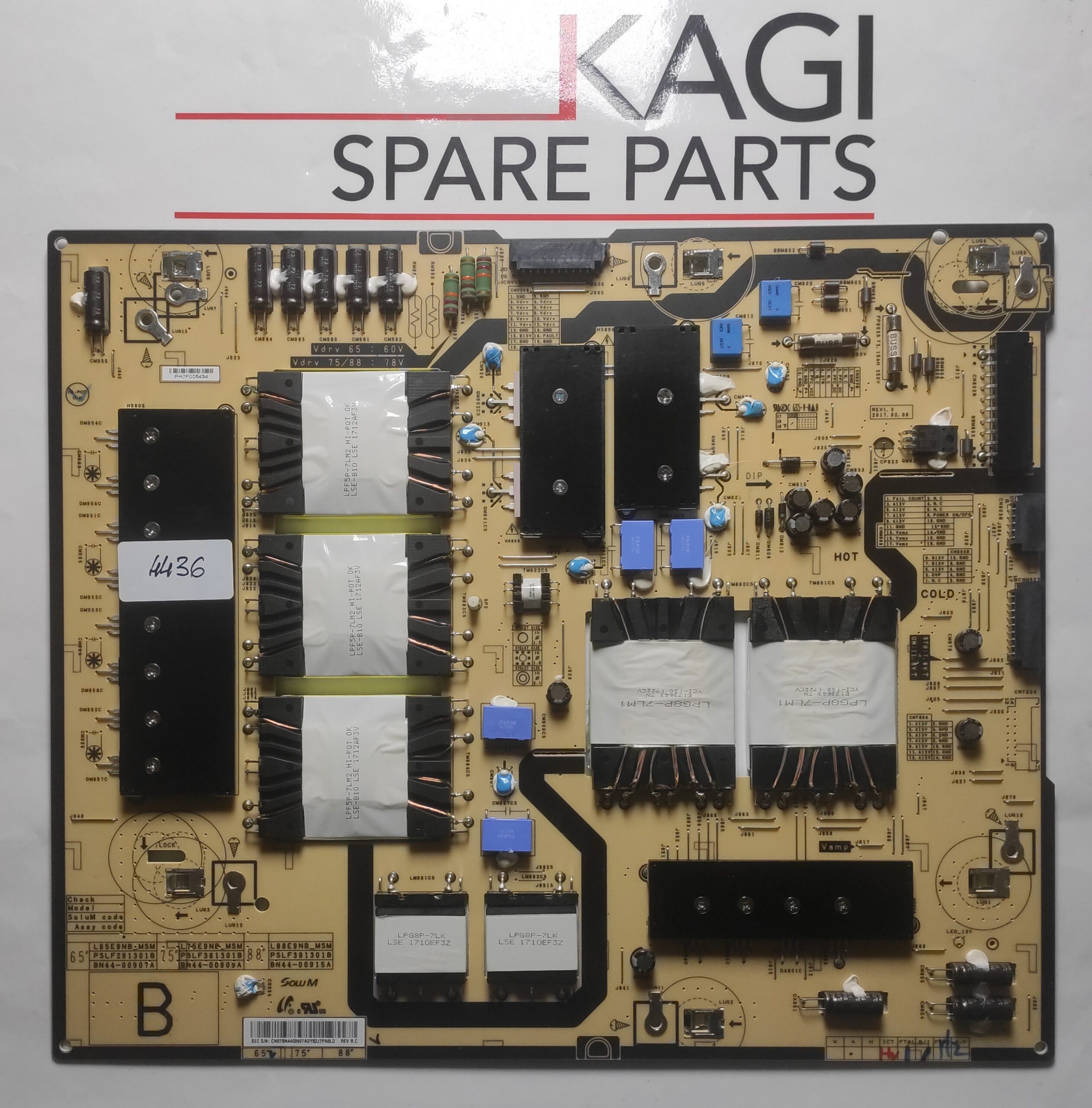 SCHEDA ALIMENTAZIONE PER SAMSUNG BN44-00907A MOD QE65Q9FAMT NUOVA ORIGINALE
