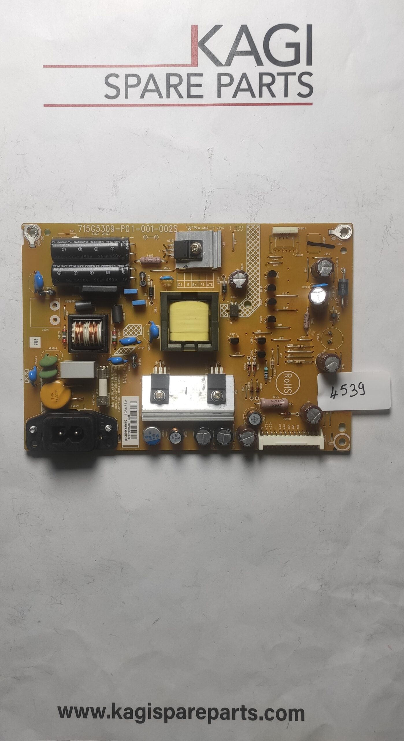 SCHEDA ALIMENTAZIONE PER TPV 715G5309-P01-001-002S MOD TPM236H3-HGJL02 NUOVA ORIGINALE - immagine 2